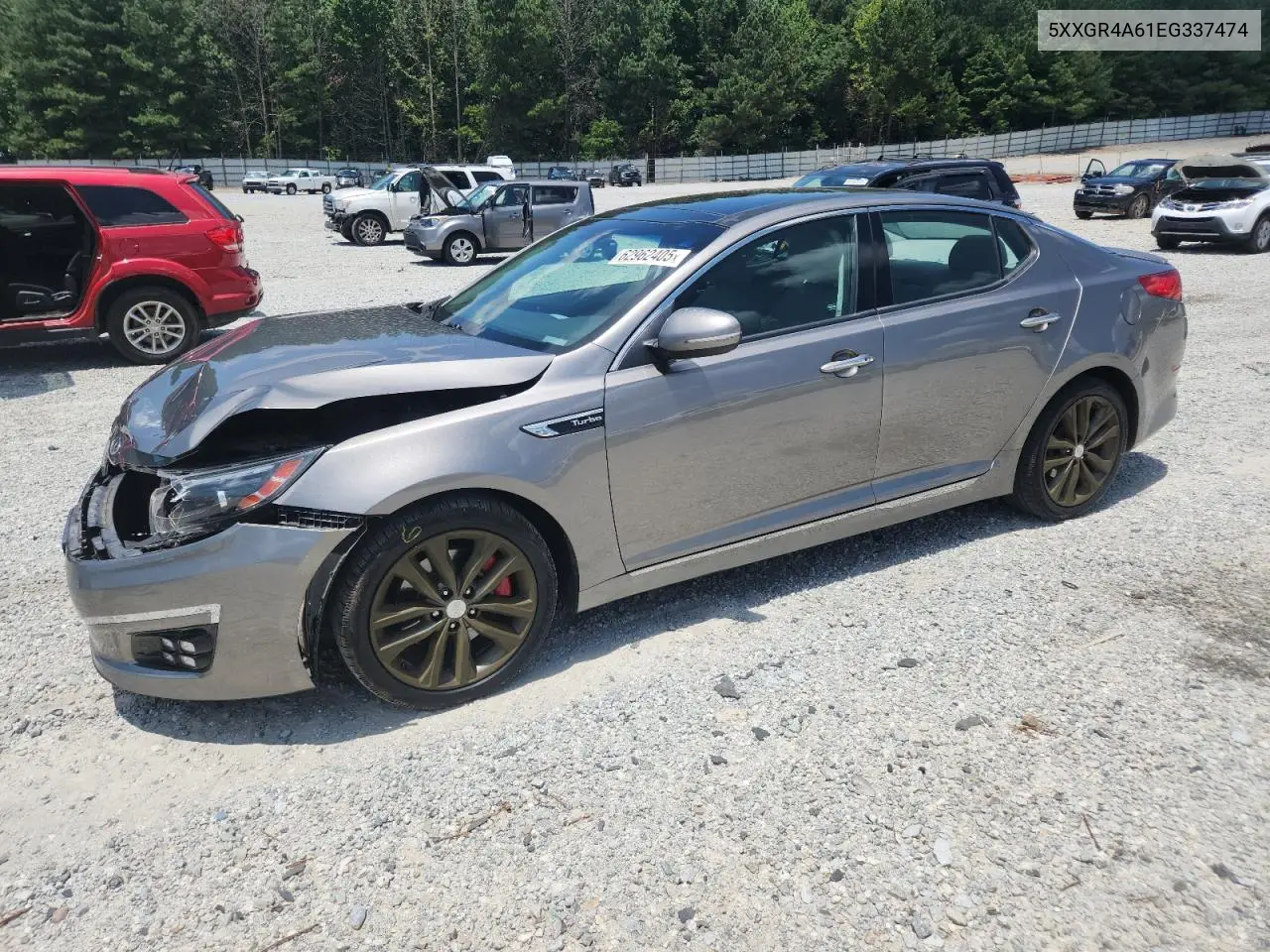 2014 Kia Optima Sx VIN: 5XXGR4A61EG337474 Lot: 62962405