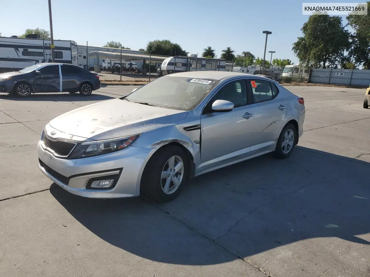 2014 Kia Optima Lx VIN: KNAGM4A74E5521669 Lot: 62964315