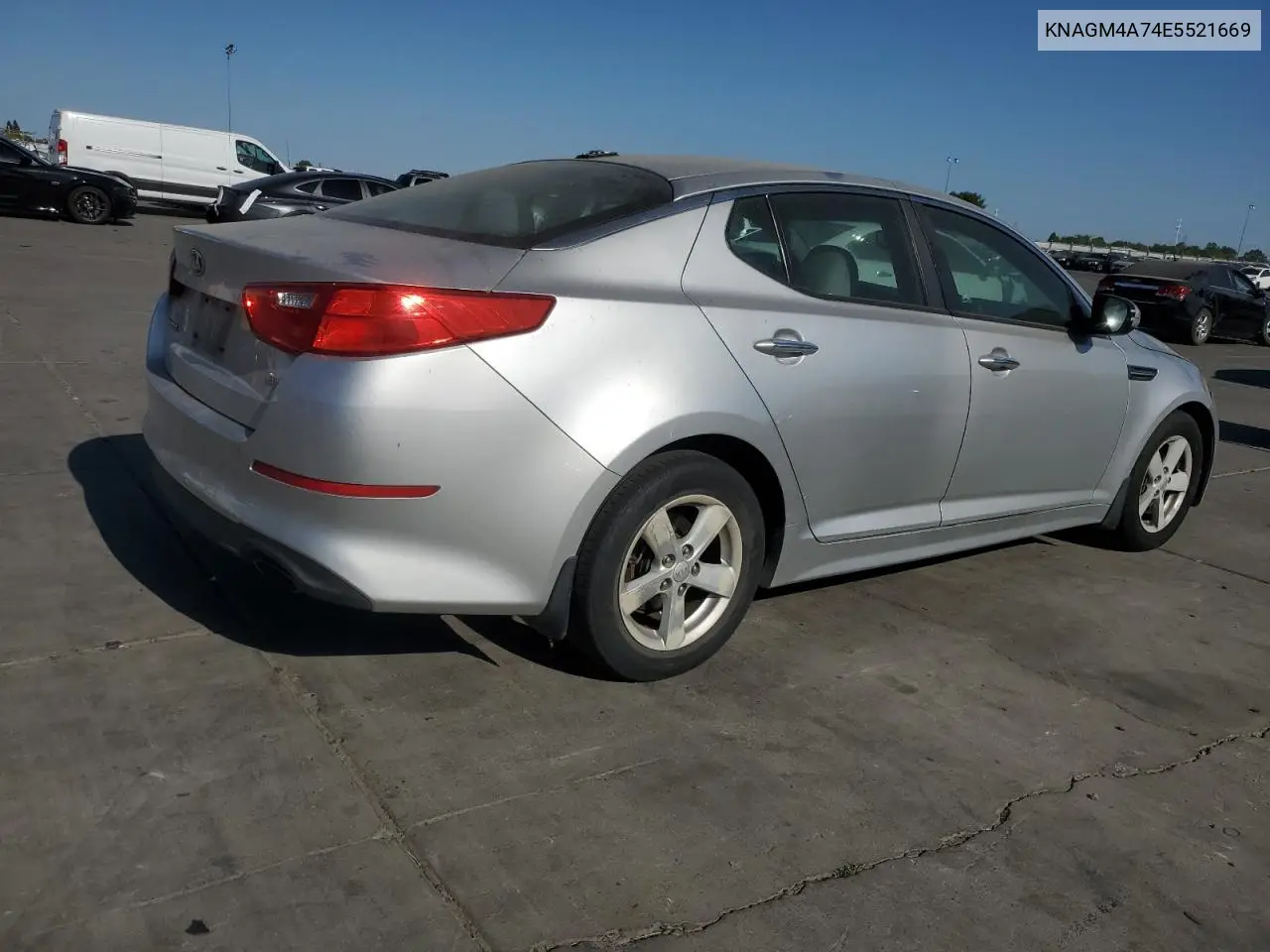 2014 Kia Optima Lx VIN: KNAGM4A74E5521669 Lot: 62964315
