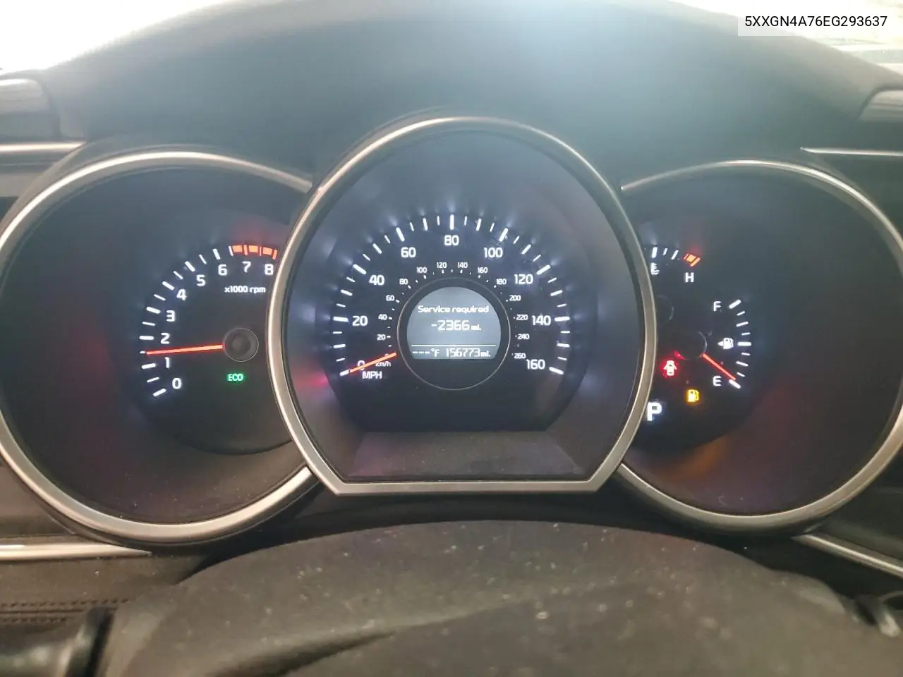 2014 Kia Optima Ex VIN: 5XXGN4A76EG293637 Lot: 64799265