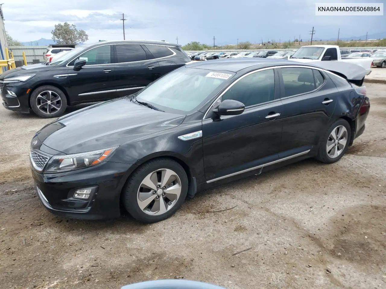 2014 Kia Optima Hybrid VIN: KNAGN4AD0E5068864 Lot: 64991005
