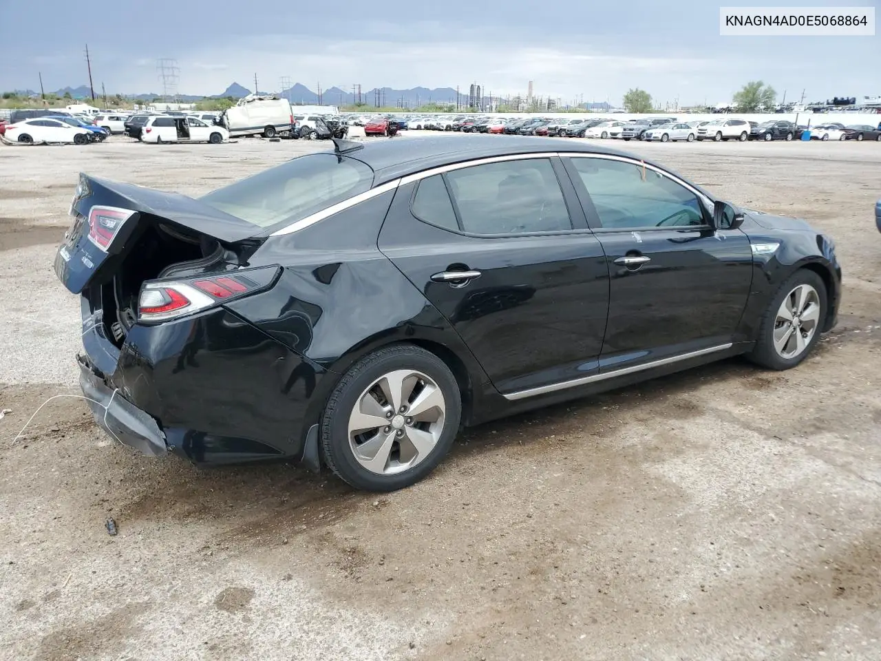 2014 Kia Optima Hybrid VIN: KNAGN4AD0E5068864 Lot: 64991005