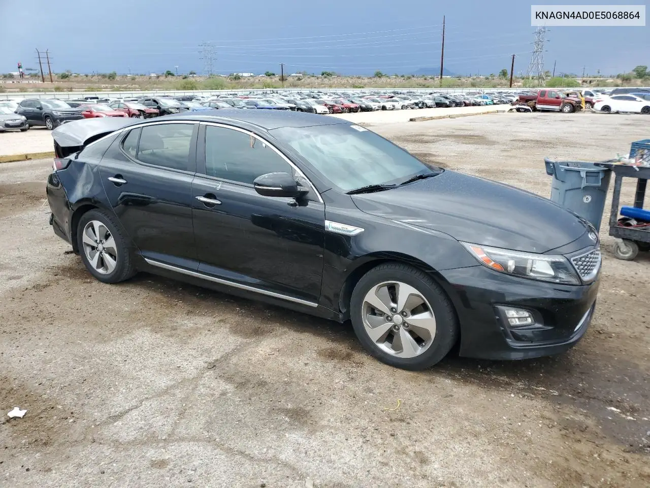 2014 Kia Optima Hybrid VIN: KNAGN4AD0E5068864 Lot: 64991005