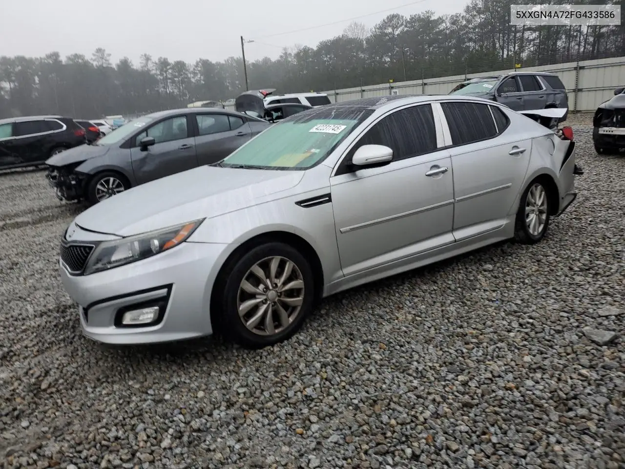 2015 Kia Optima Ex VIN: 5XXGN4A72FG433586 Lot: 42231745