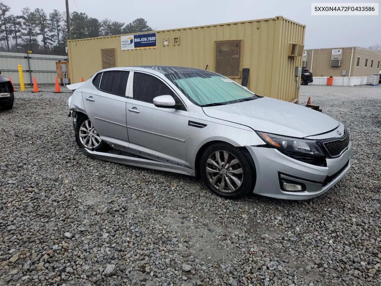 2015 Kia Optima Ex VIN: 5XXGN4A72FG433586 Lot: 42231745