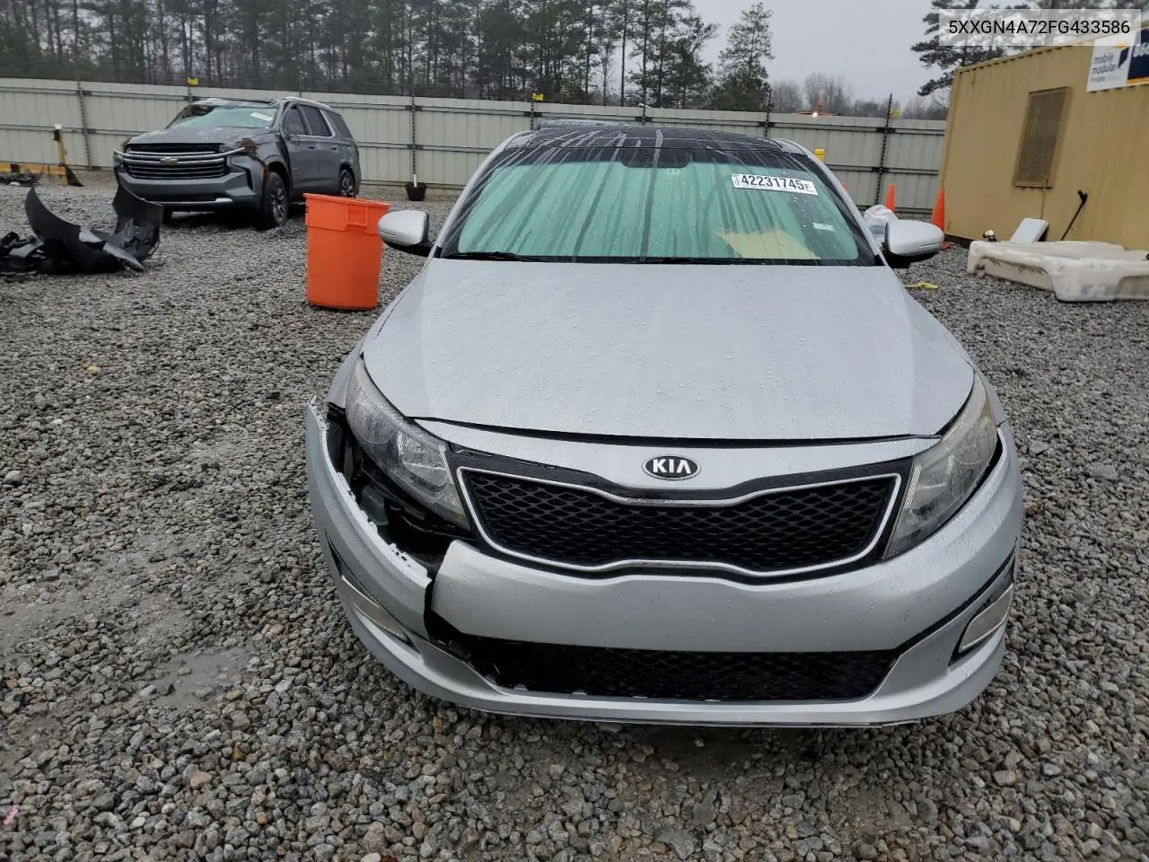 2015 Kia Optima Ex VIN: 5XXGN4A72FG433586 Lot: 42231745