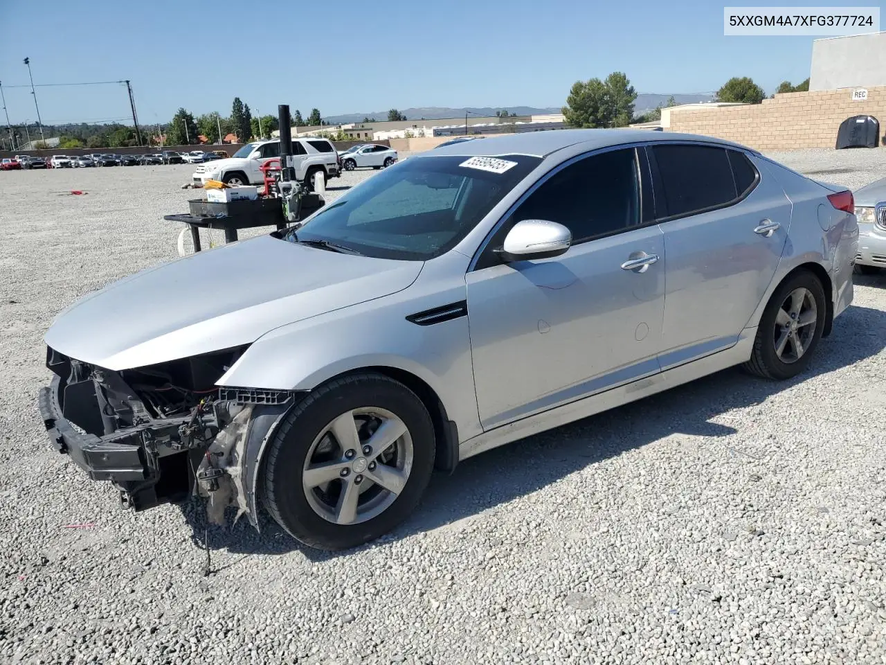 2015 Kia Optima Lx VIN: 5XXGM4A7XFG377724 Lot: 55996455