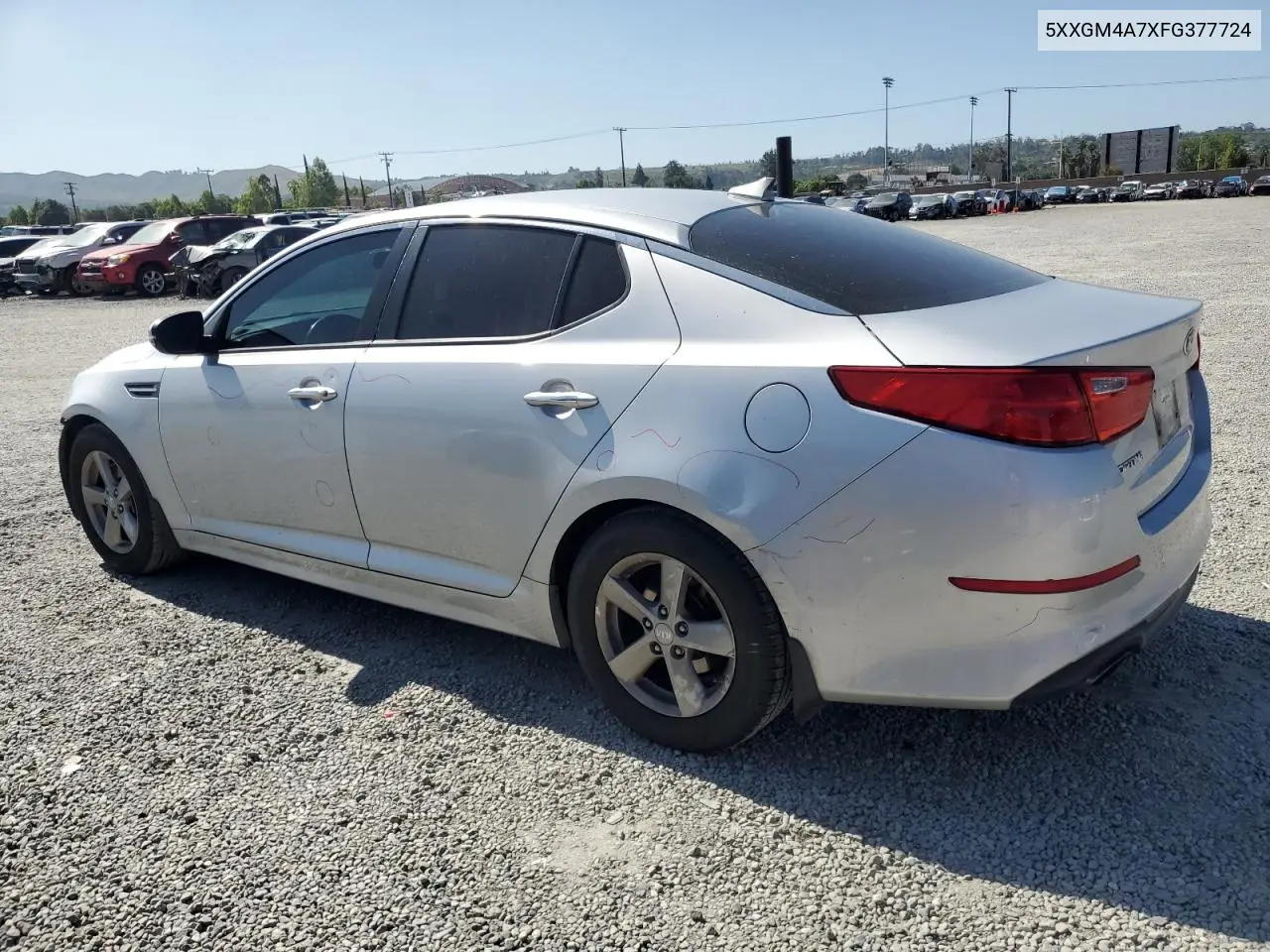 2015 Kia Optima Lx VIN: 5XXGM4A7XFG377724 Lot: 55996455
