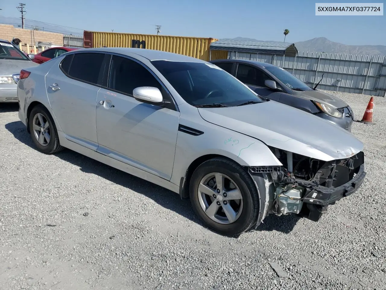 2015 Kia Optima Lx VIN: 5XXGM4A7XFG377724 Lot: 55996455