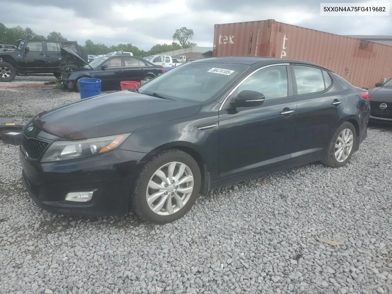 2015 Kia Optima Ex VIN: 5XXGN4A75FG419682 Lot: 56474105