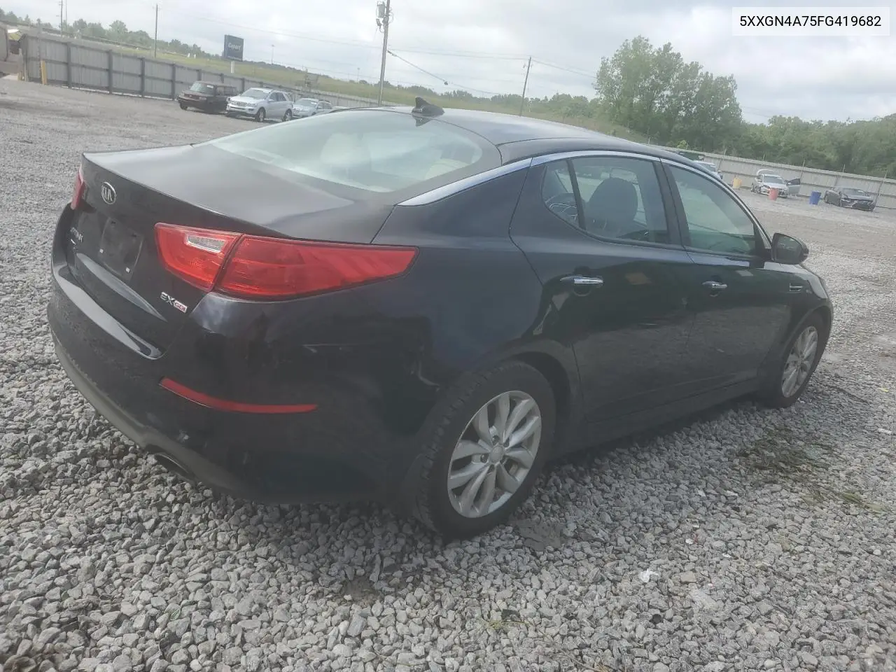 2015 Kia Optima Ex VIN: 5XXGN4A75FG419682 Lot: 56474105