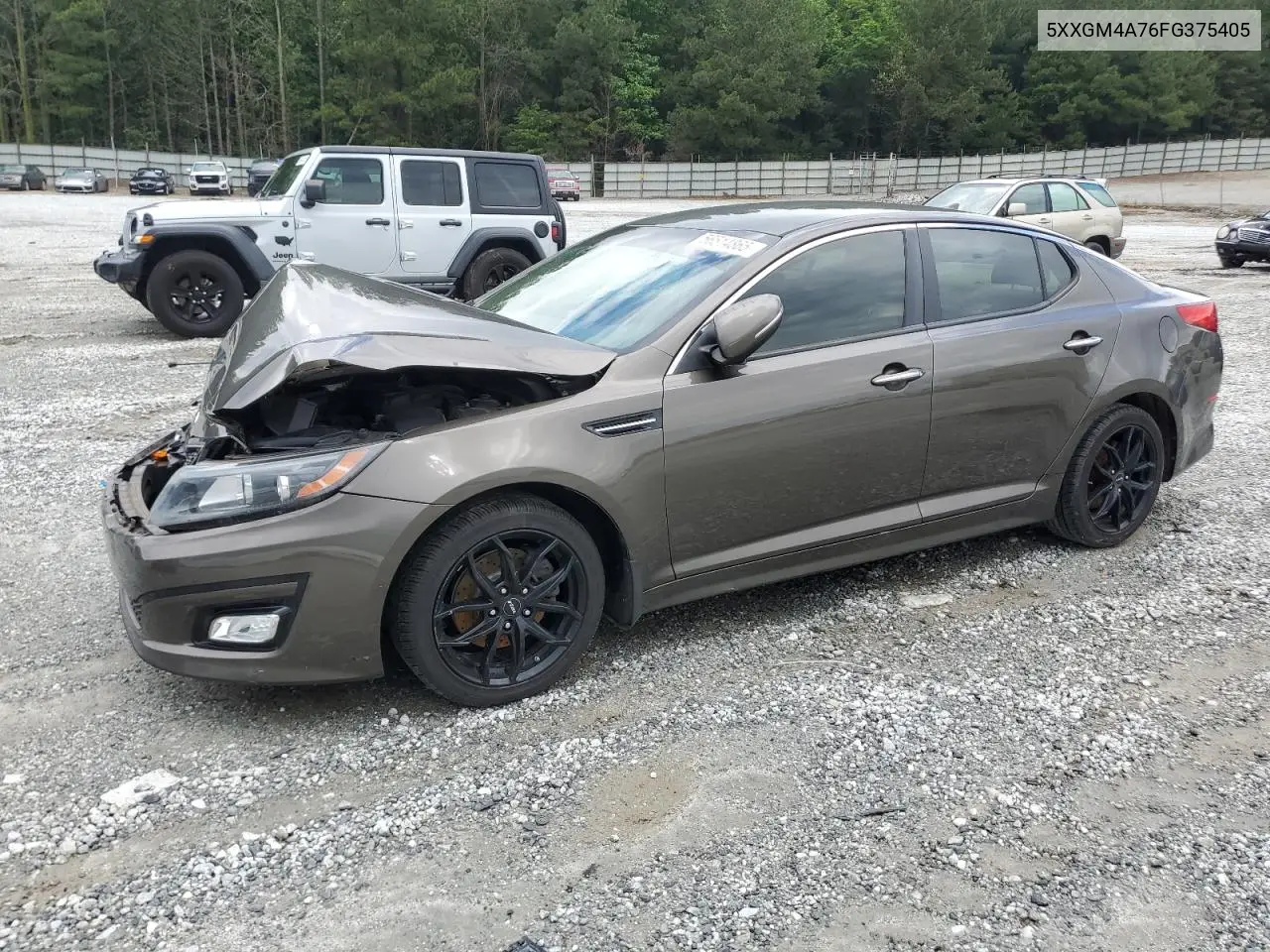 2015 Kia Optima Lx VIN: 5XXGM4A76FG375405 Lot: 56514865
