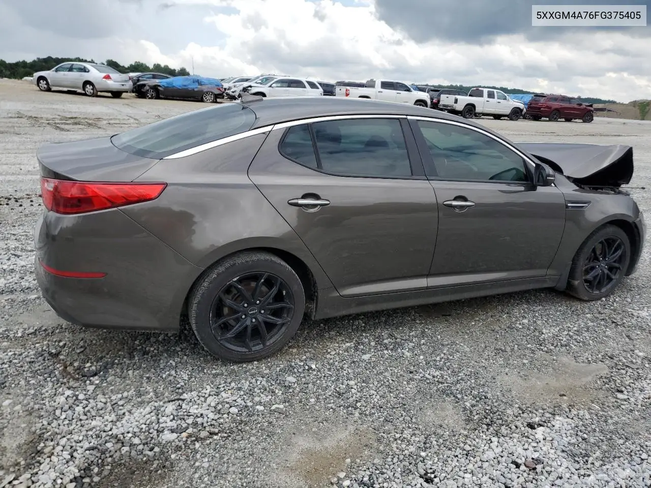 2015 Kia Optima Lx VIN: 5XXGM4A76FG375405 Lot: 56514865