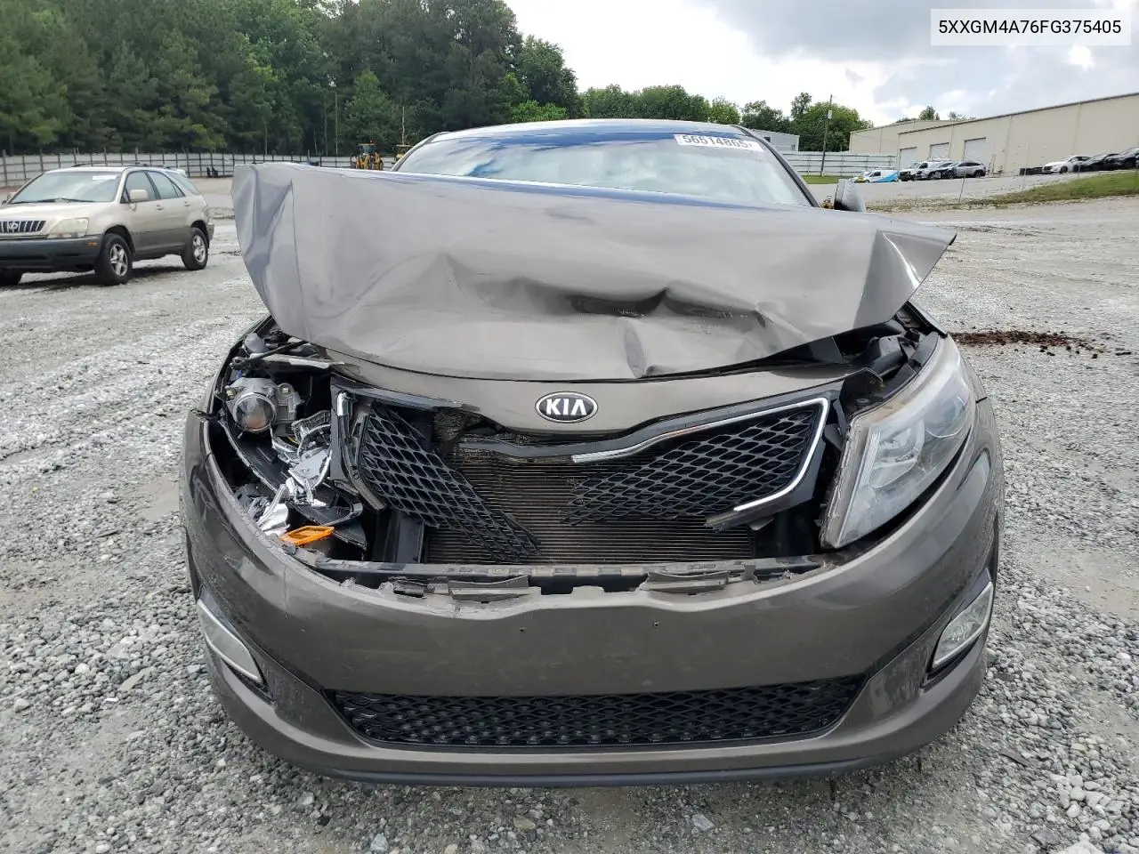 2015 Kia Optima Lx VIN: 5XXGM4A76FG375405 Lot: 56514865