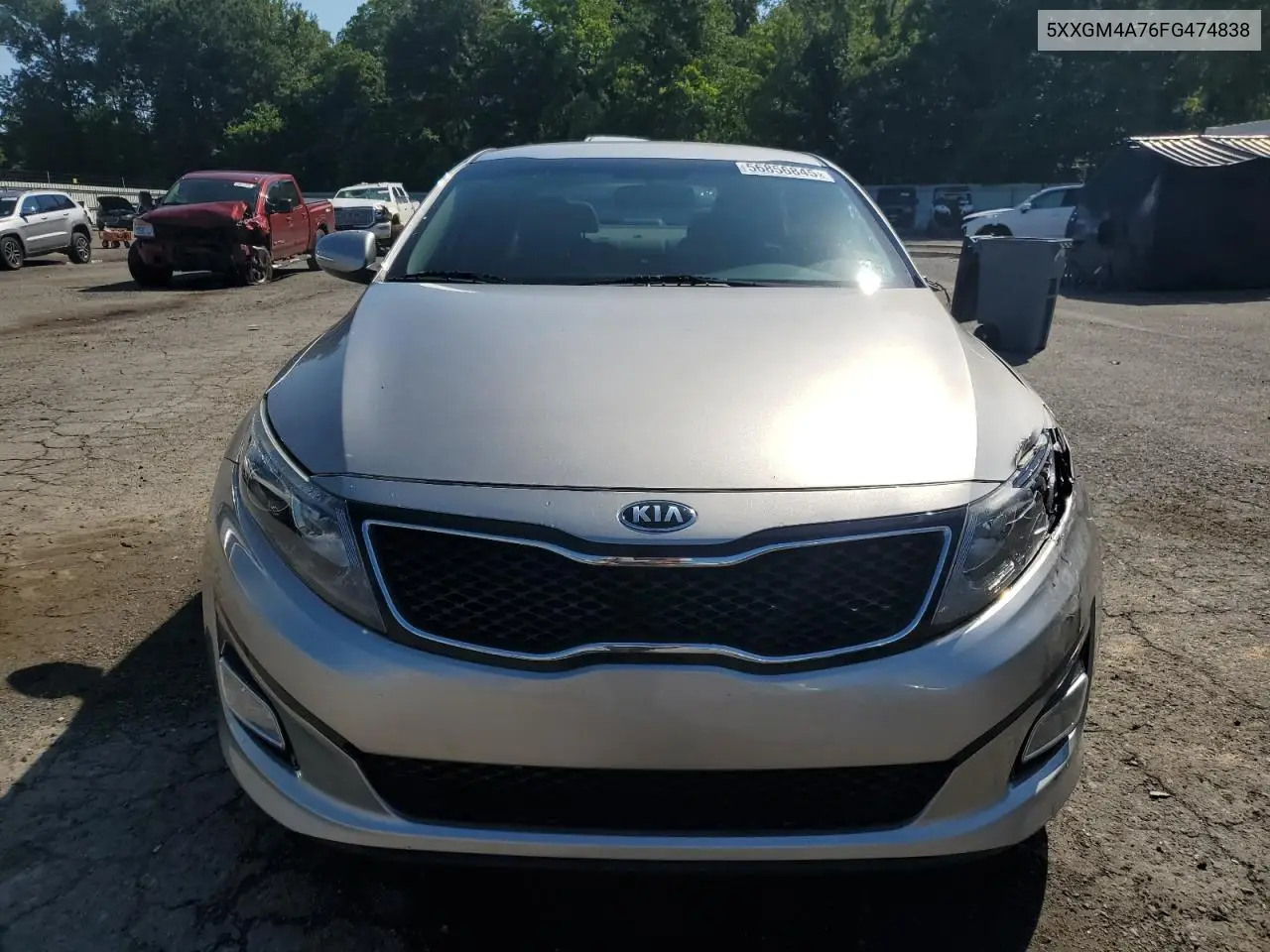 2015 Kia Optima Lx VIN: 5XXGM4A76FG474838 Lot: 56856845