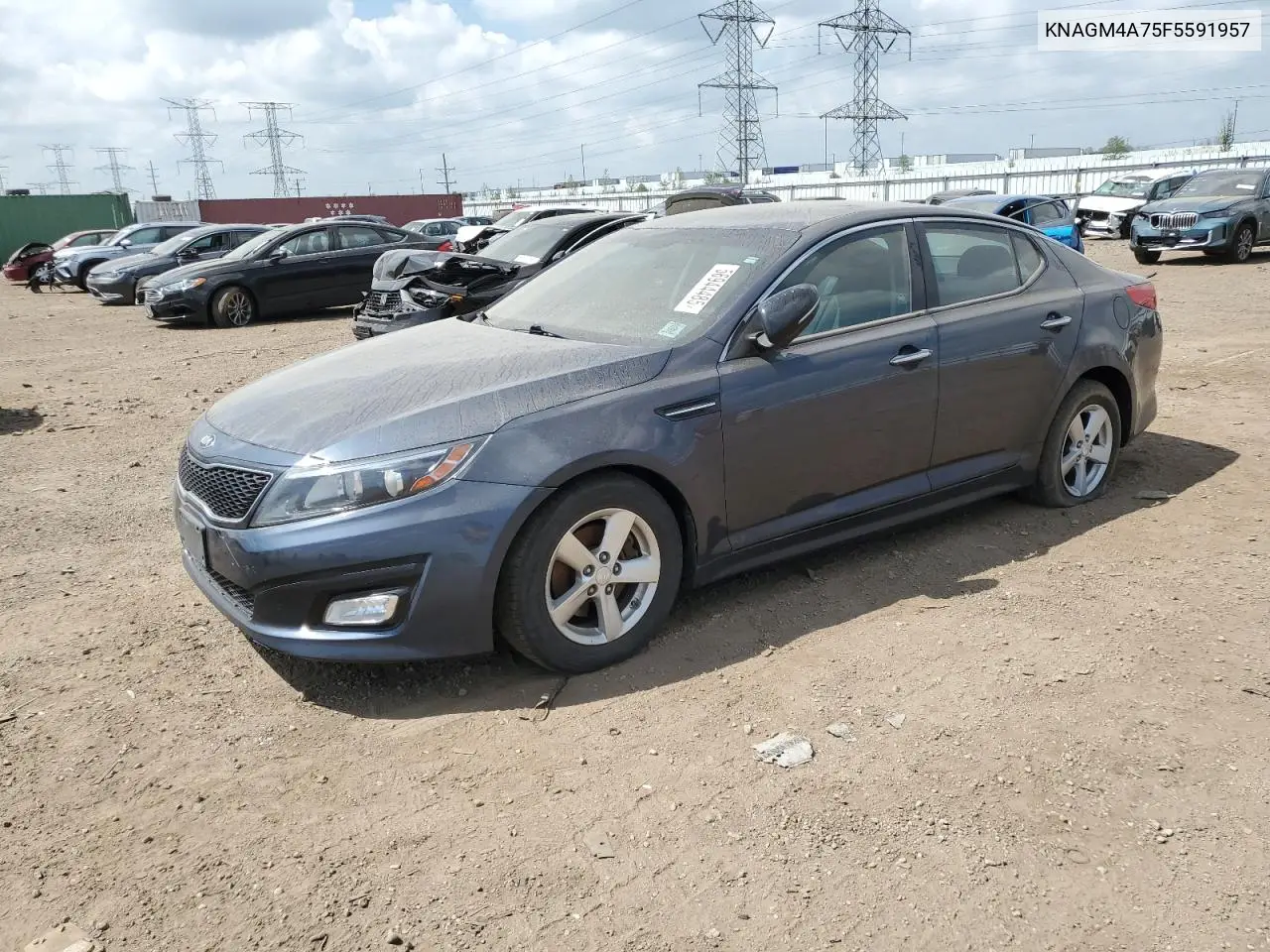 2015 Kia Optima Lx VIN: KNAGM4A75F5591957 Lot: 56944485