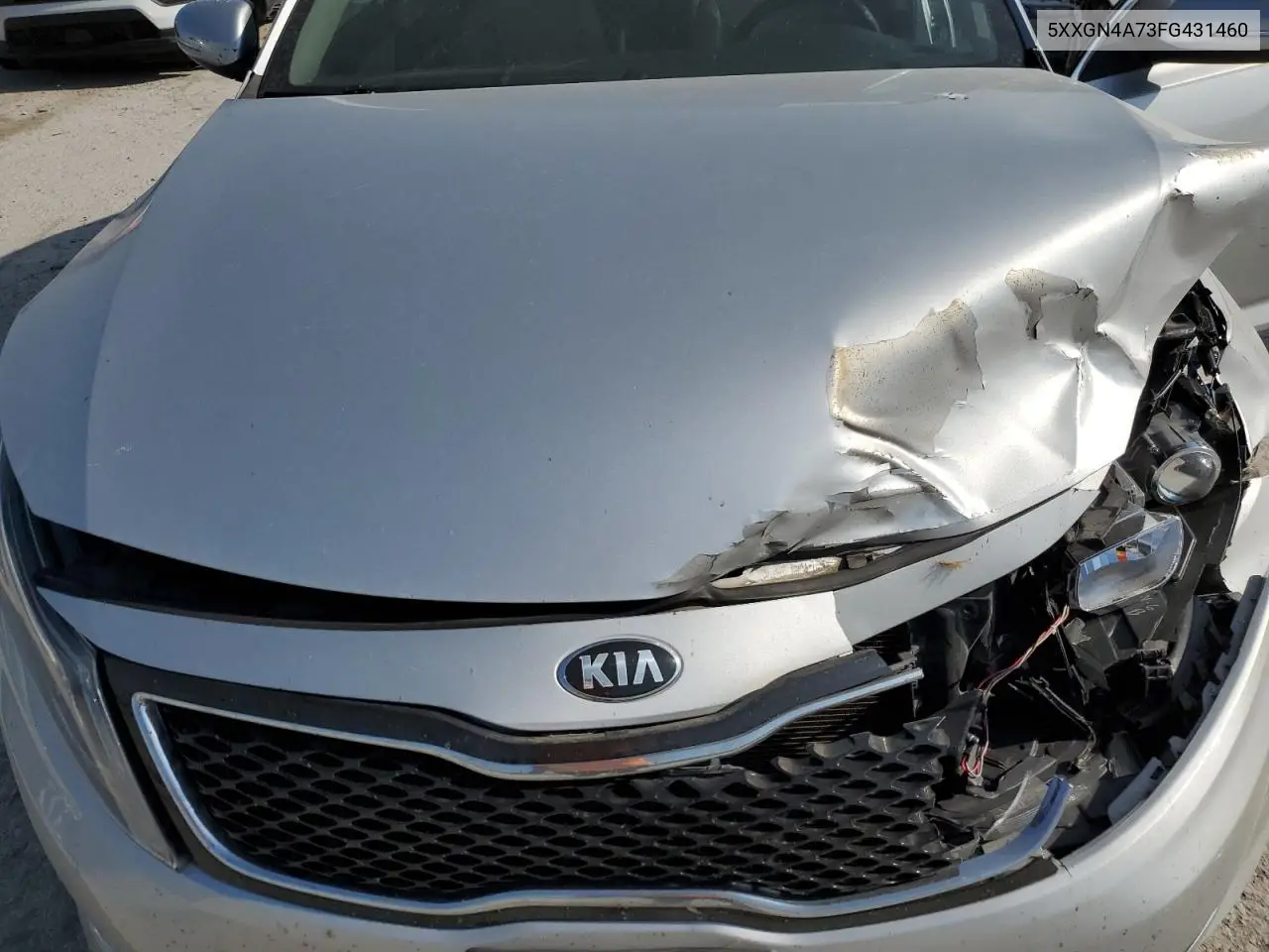 2015 Kia Optima Ex VIN: 5XXGN4A73FG431460 Lot: 57025015