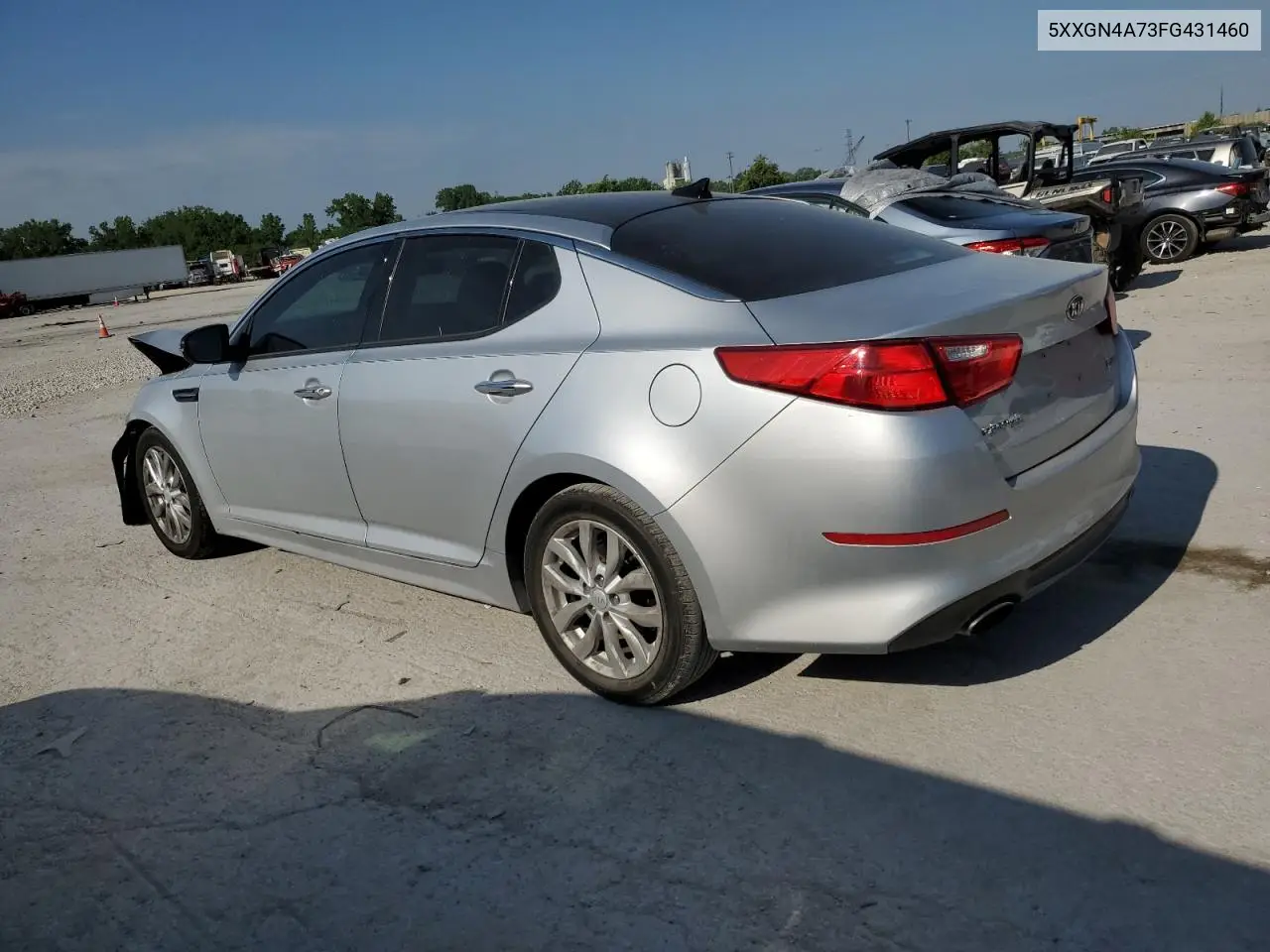 2015 Kia Optima Ex VIN: 5XXGN4A73FG431460 Lot: 57025015
