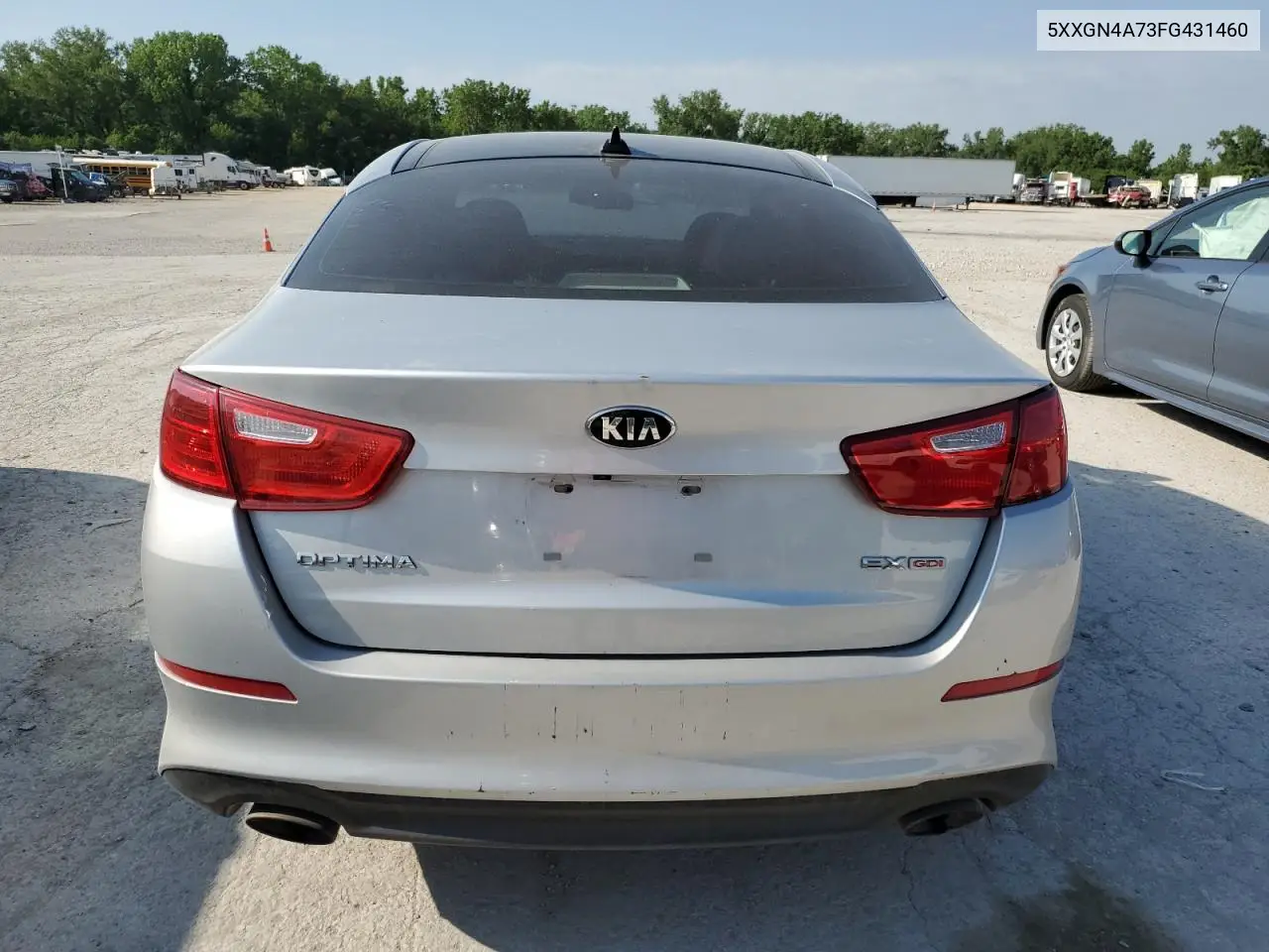 2015 Kia Optima Ex VIN: 5XXGN4A73FG431460 Lot: 57025015