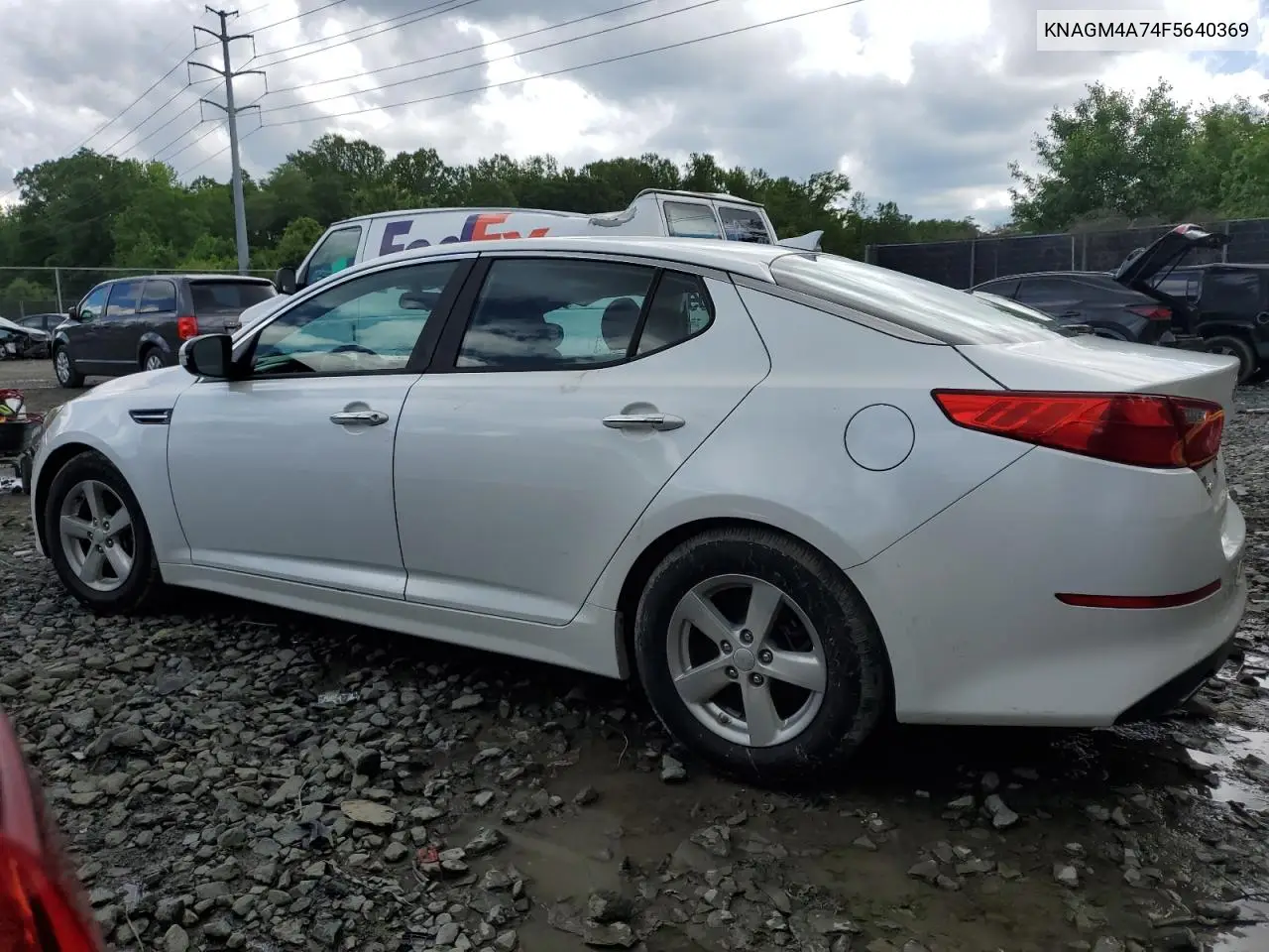 2015 Kia Optima Lx VIN: KNAGM4A74F5640369 Lot: 57109855