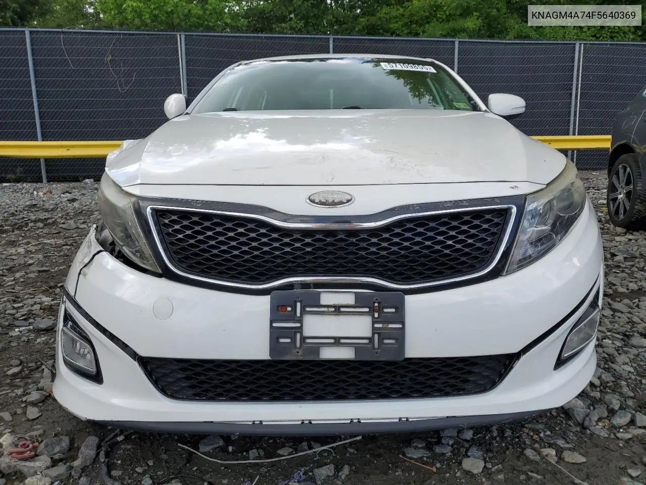 2015 Kia Optima Lx VIN: KNAGM4A74F5640369 Lot: 57109855