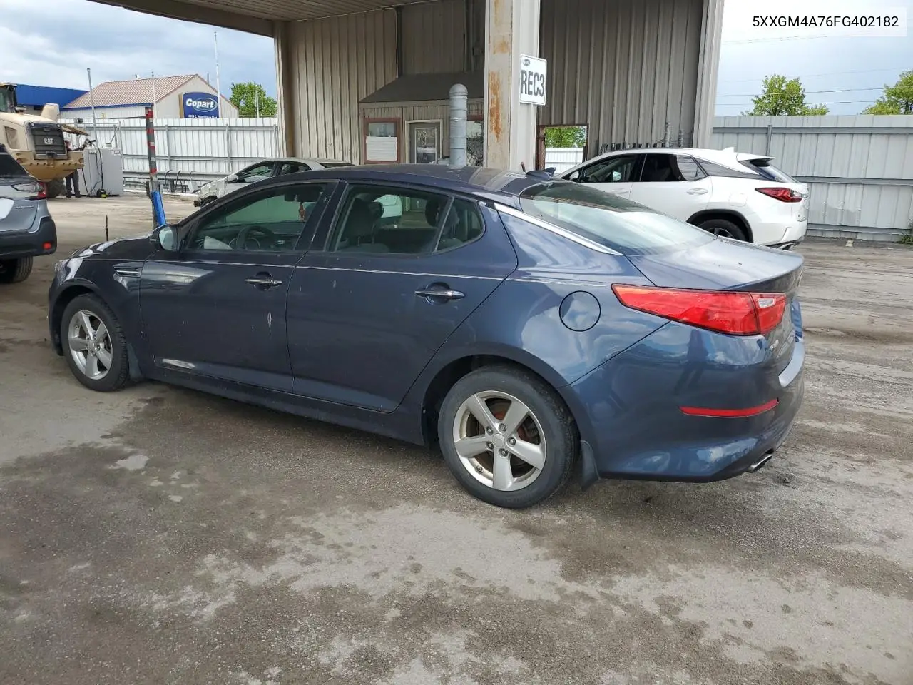 2015 Kia Optima Lx VIN: 5XXGM4A76FG402182 Lot: 57311815
