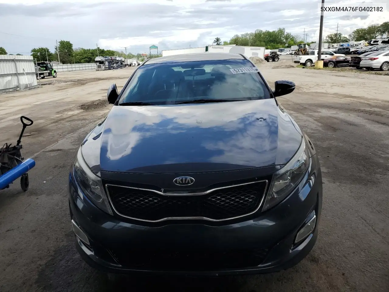 2015 Kia Optima Lx VIN: 5XXGM4A76FG402182 Lot: 57311815
