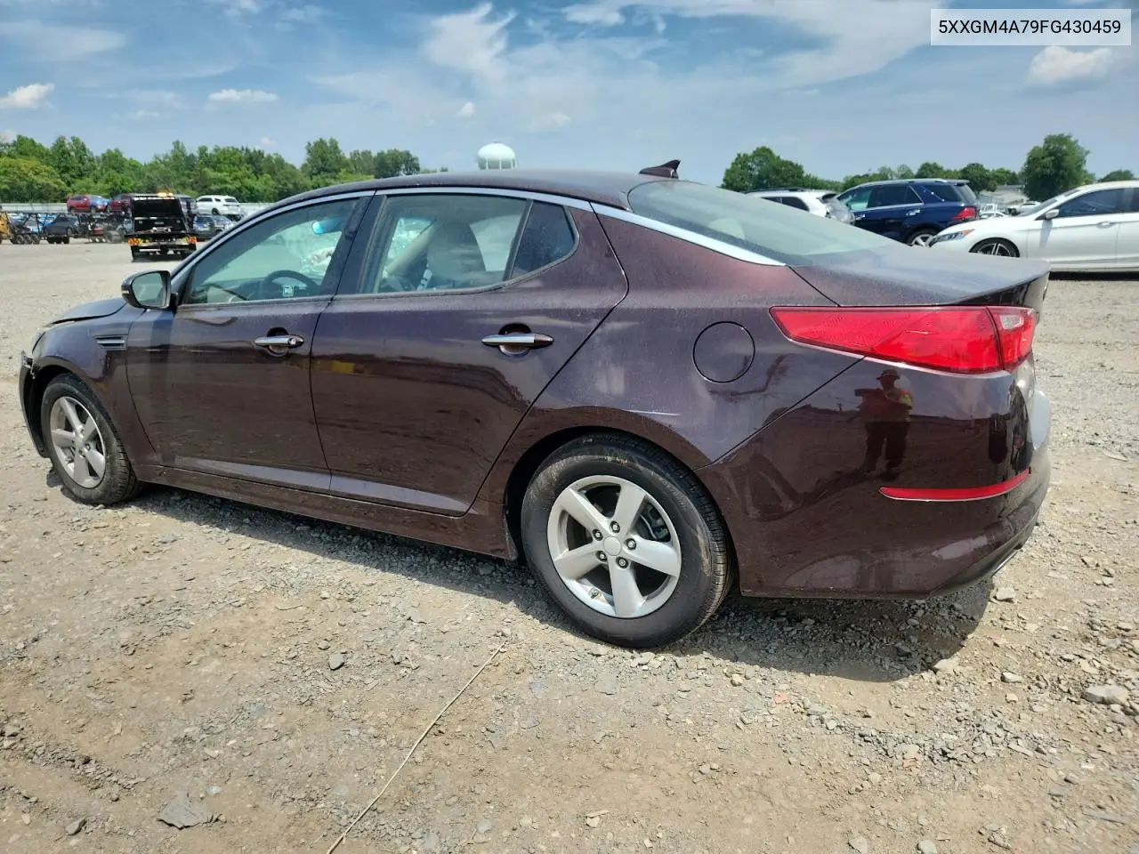 2015 Kia Optima Lx VIN: 5XXGM4A79FG430459 Lot: 62098625