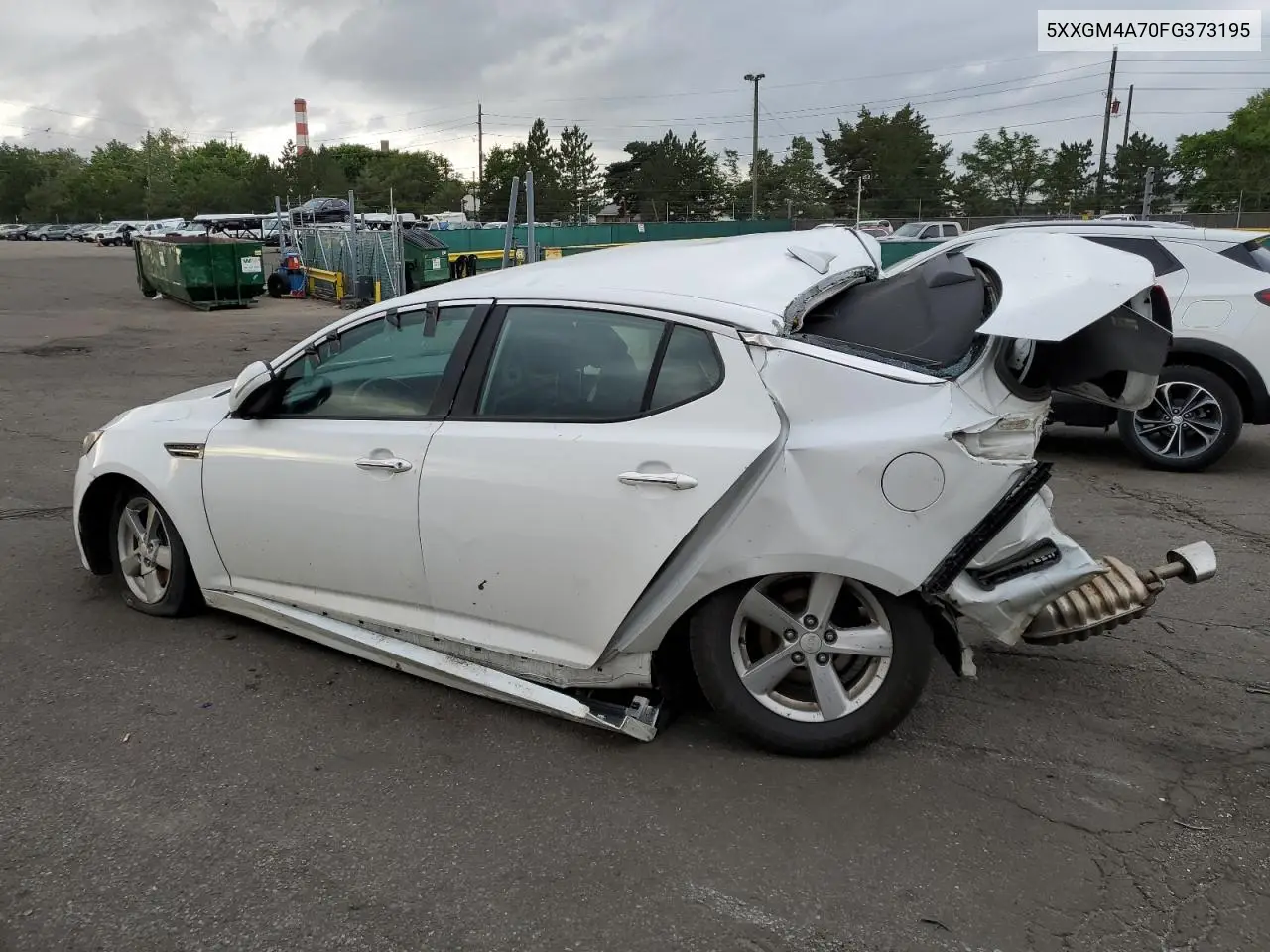 2015 Kia Optima Lx VIN: 5XXGM4A70FG373195 Lot: 62197965
