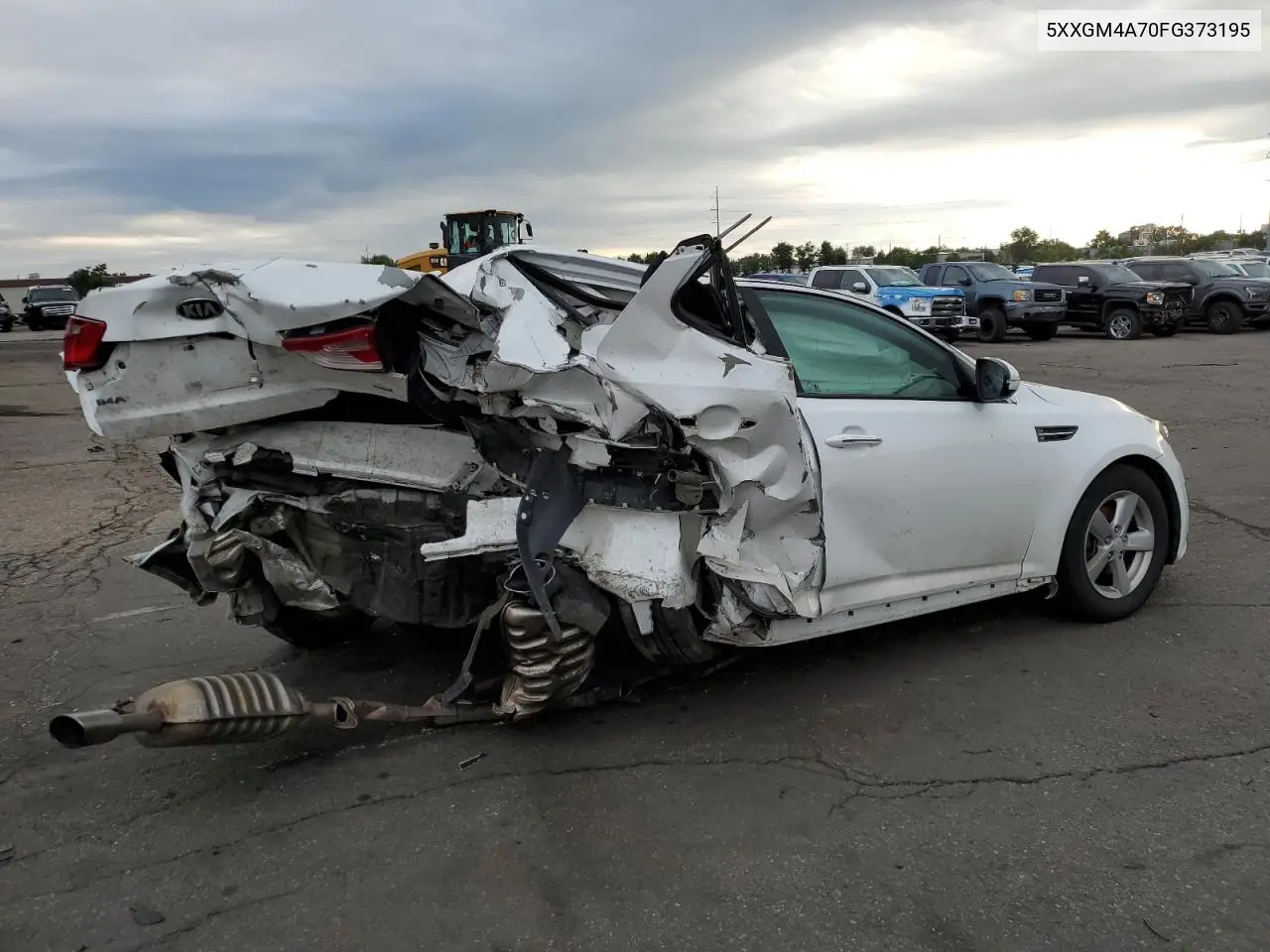 2015 Kia Optima Lx VIN: 5XXGM4A70FG373195 Lot: 62197965