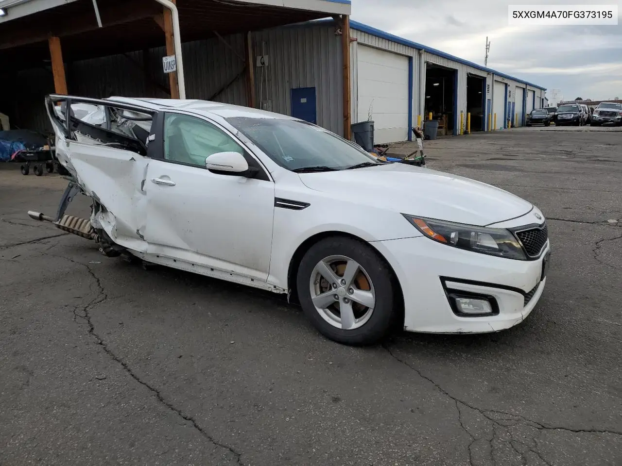 2015 Kia Optima Lx VIN: 5XXGM4A70FG373195 Lot: 62197965