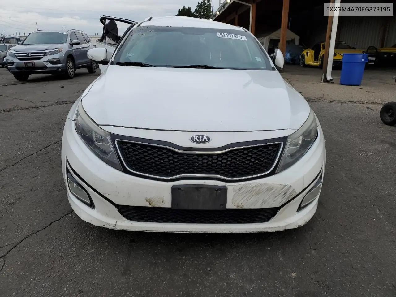 2015 Kia Optima Lx VIN: 5XXGM4A70FG373195 Lot: 62197965