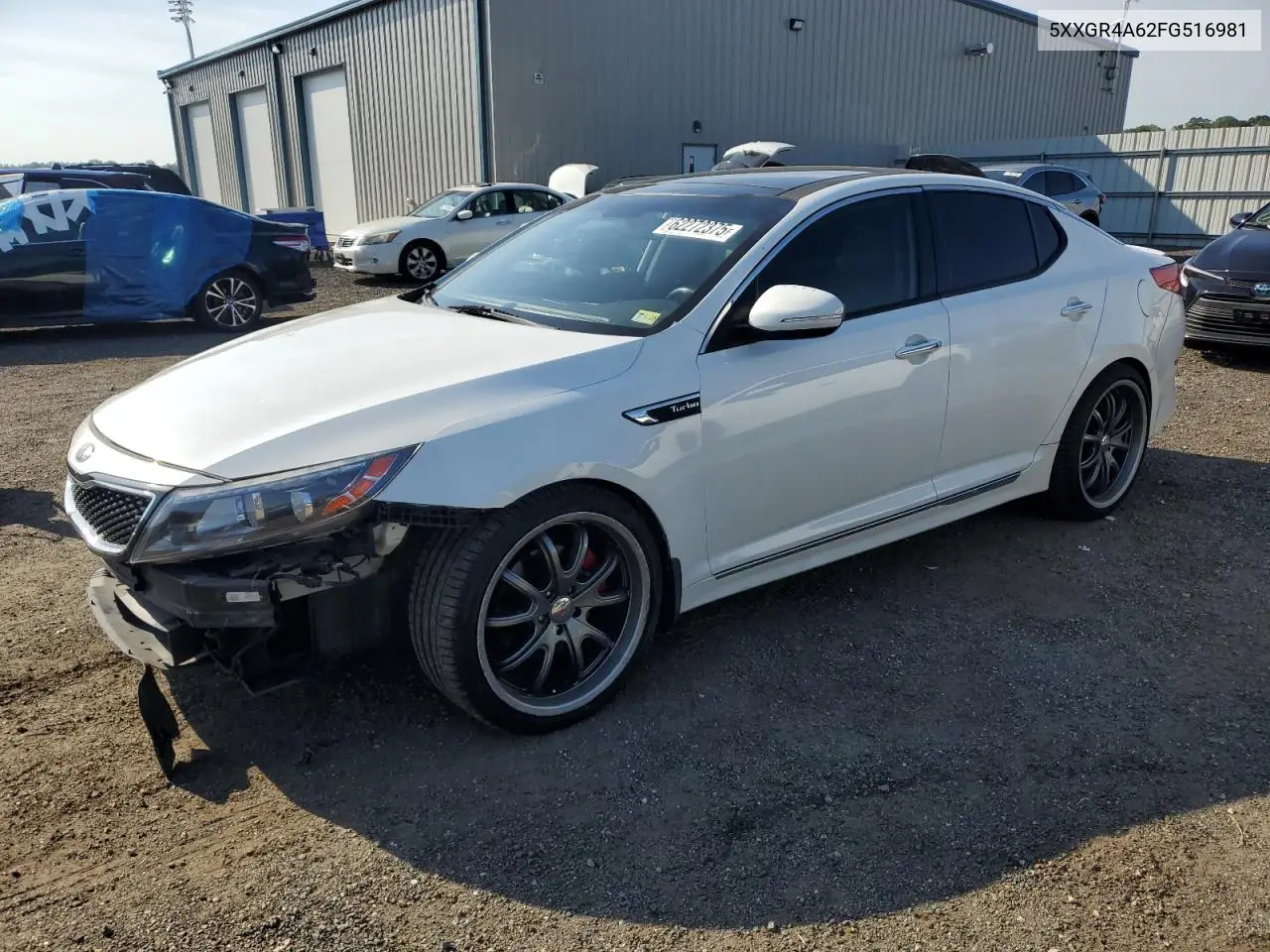 2015 Kia Optima Sx VIN: 5XXGR4A62FG516981 Lot: 62272375