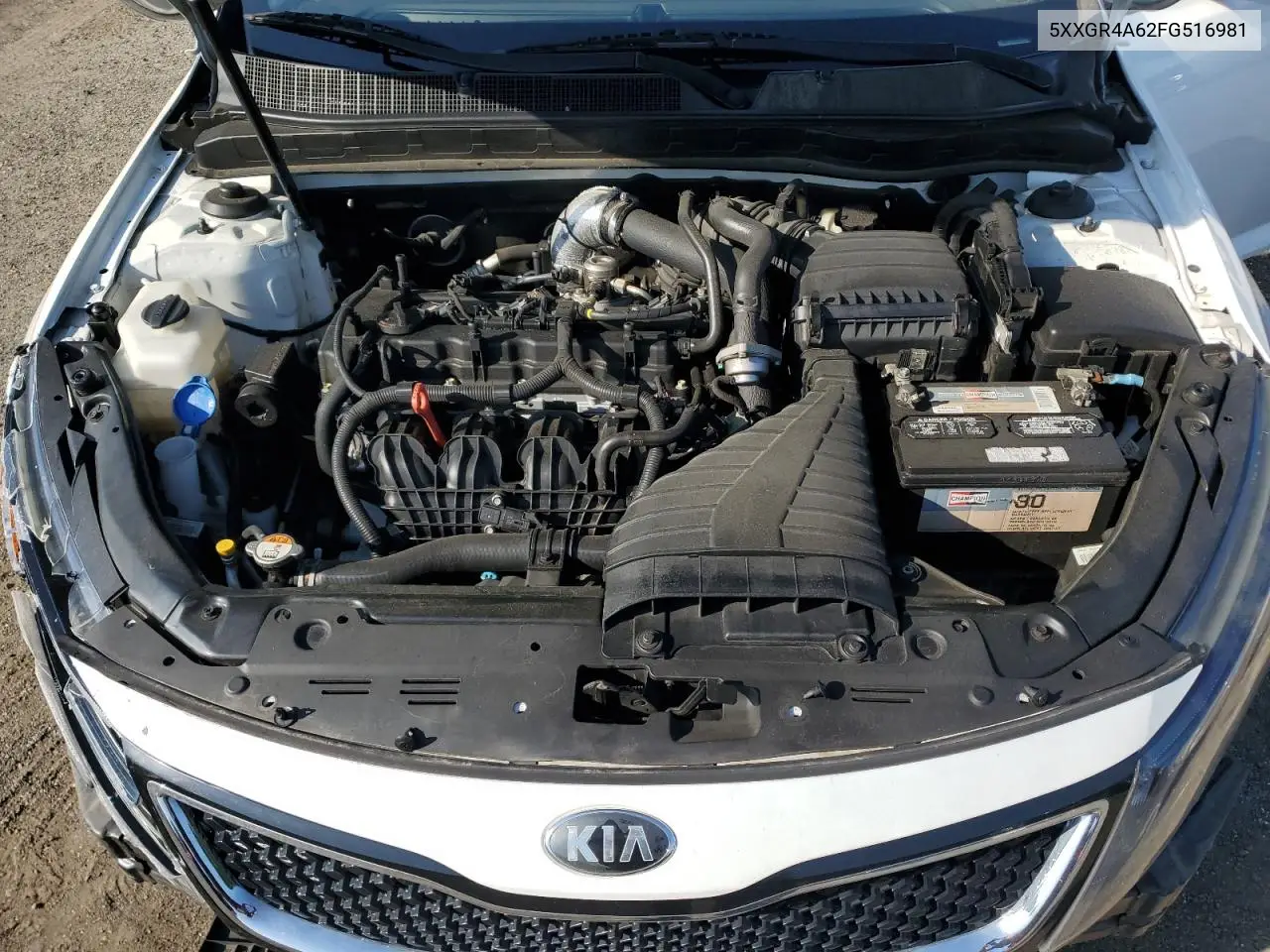 2015 Kia Optima Sx VIN: 5XXGR4A62FG516981 Lot: 62272375