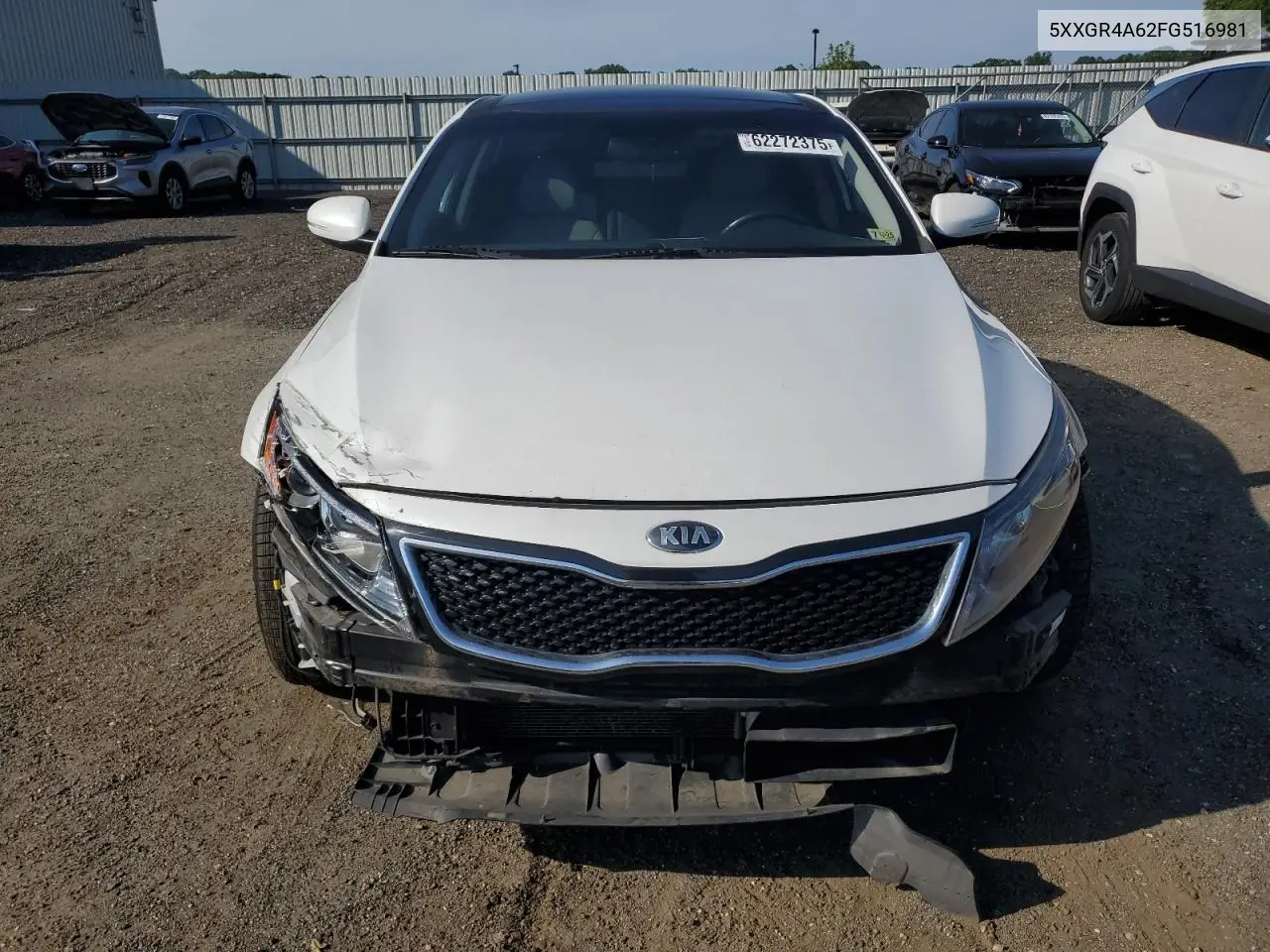 2015 Kia Optima Sx VIN: 5XXGR4A62FG516981 Lot: 62272375