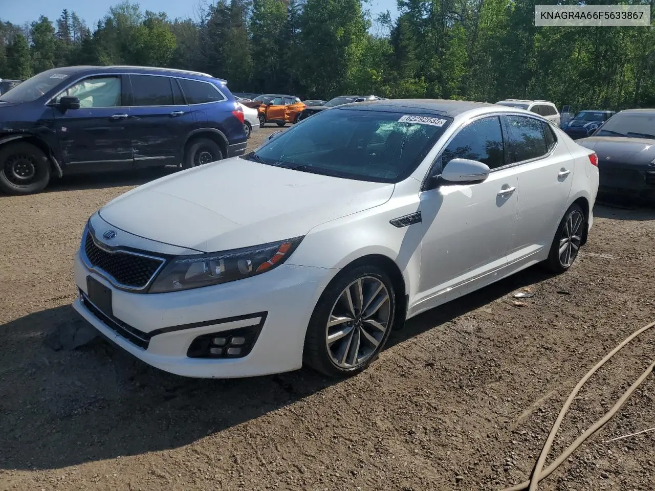 2015 Kia Optima Sx VIN: KNAGR4A66F5633867 Lot: 62292635