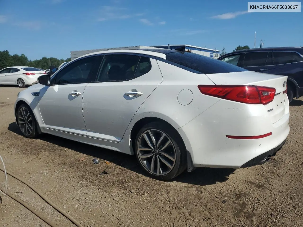 2015 Kia Optima Sx VIN: KNAGR4A66F5633867 Lot: 62292635