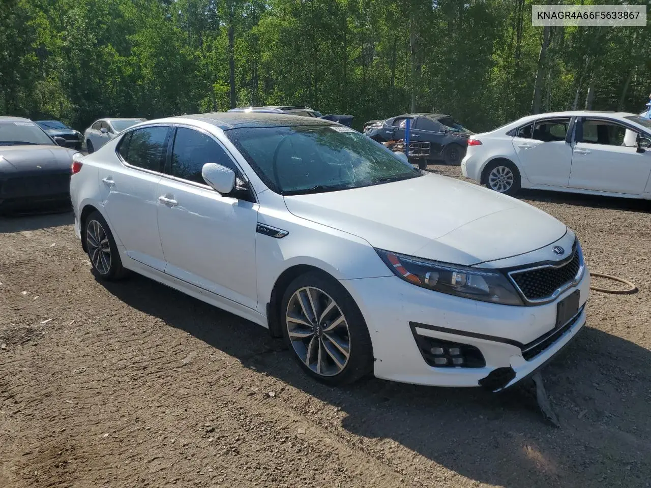2015 Kia Optima Sx VIN: KNAGR4A66F5633867 Lot: 62292635