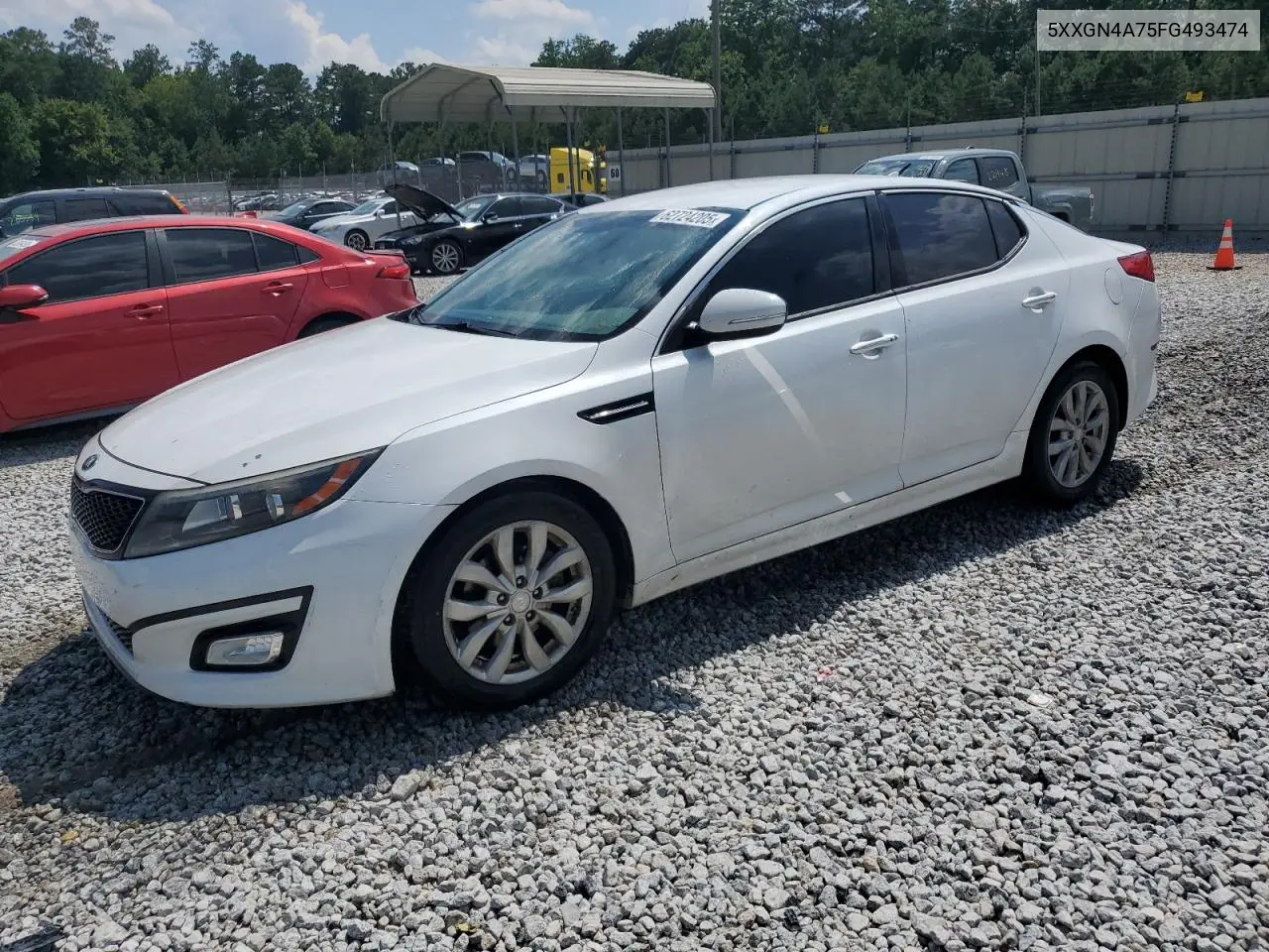 2015 Kia Optima Ex VIN: 5XXGN4A75FG493474 Lot: 62724205