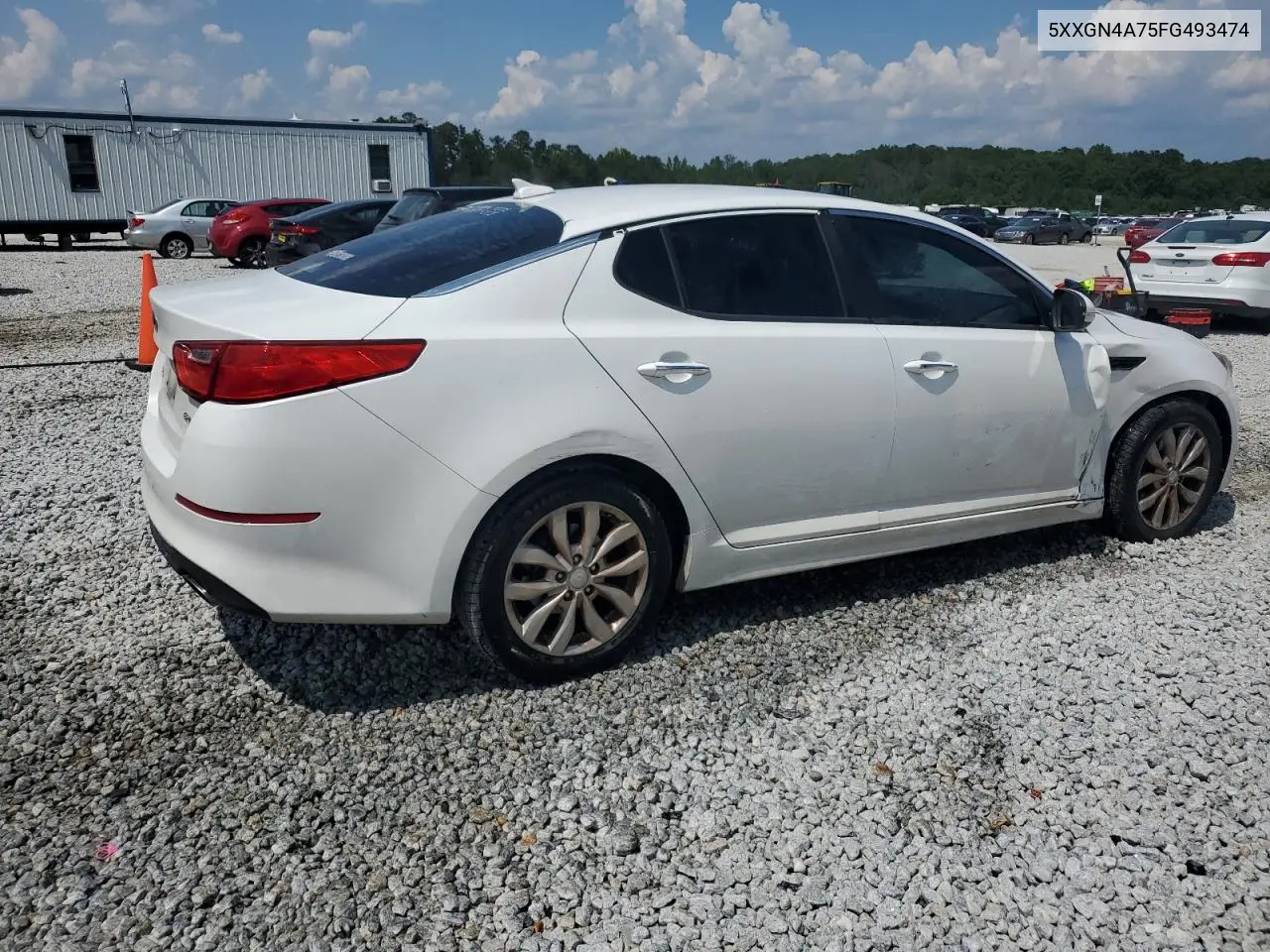 2015 Kia Optima Ex VIN: 5XXGN4A75FG493474 Lot: 62724205
