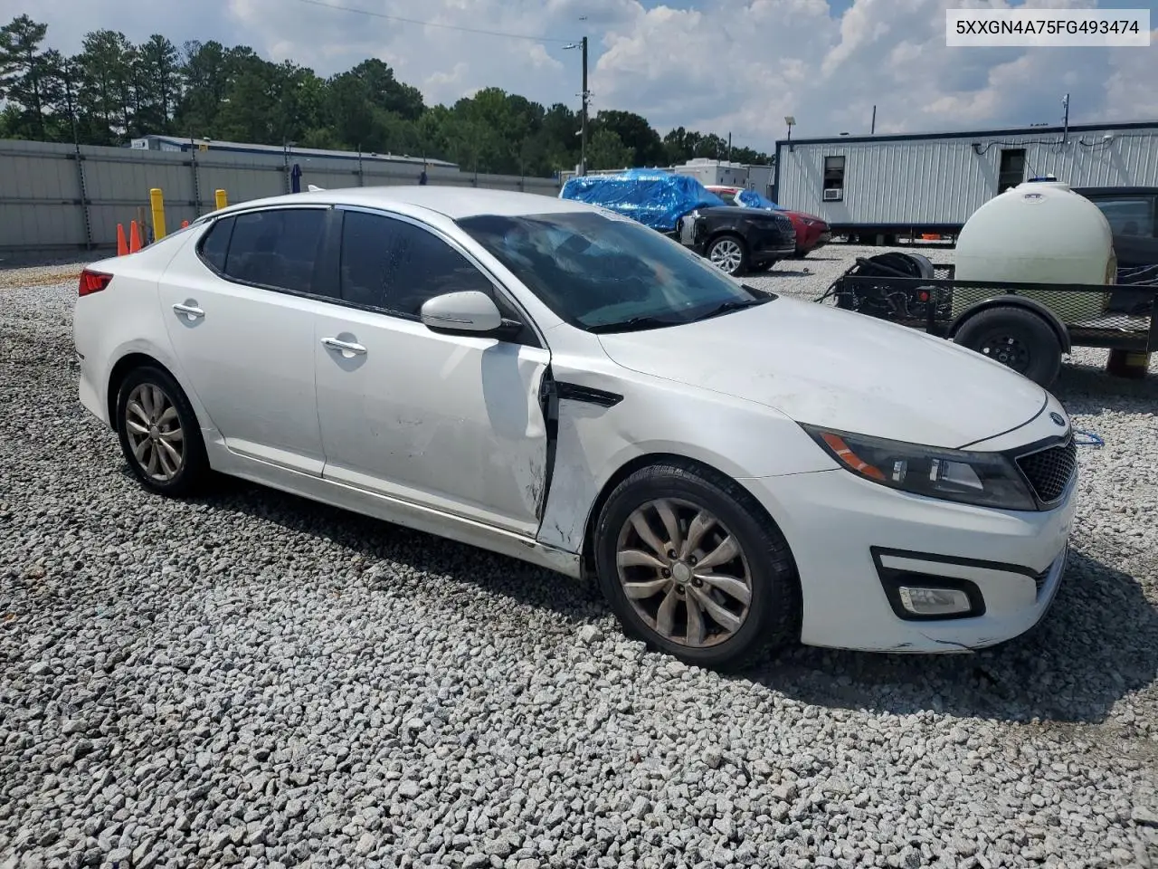 2015 Kia Optima Ex VIN: 5XXGN4A75FG493474 Lot: 62724205