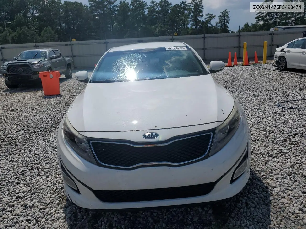 2015 Kia Optima Ex VIN: 5XXGN4A75FG493474 Lot: 62724205