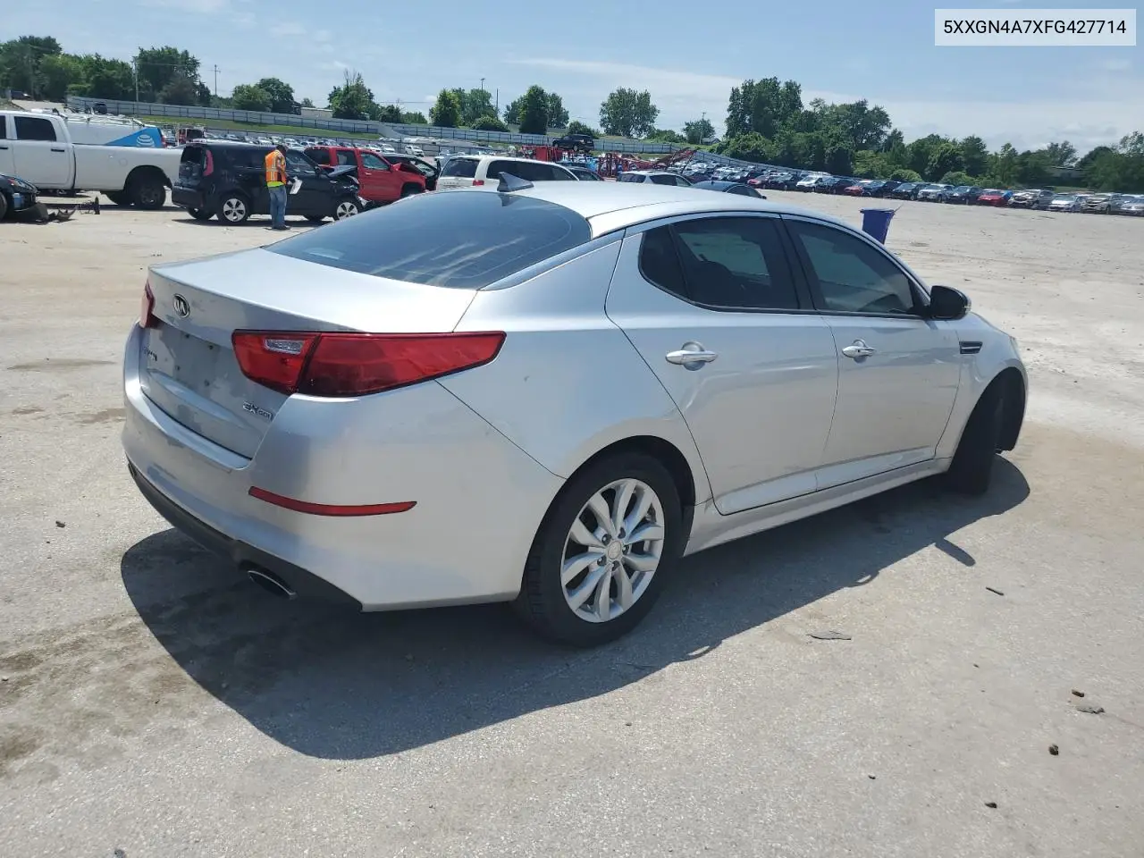 2015 Kia Optima Ex VIN: 5XXGN4A7XFG427714 Lot: 62771045
