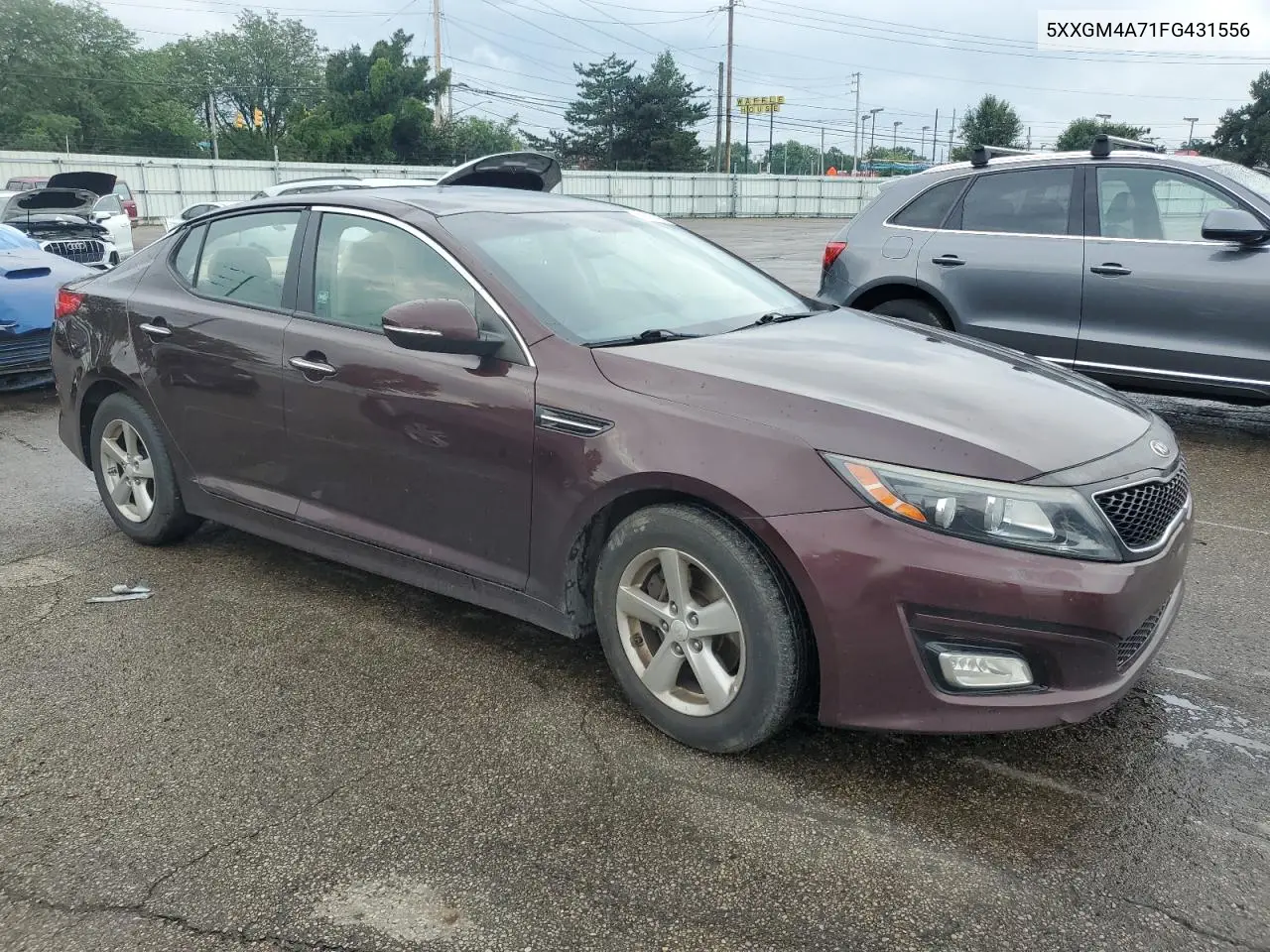 2015 Kia Optima Lx VIN: 5XXGM4A71FG431556 Lot: 62823195