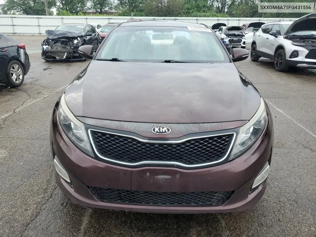 2015 Kia Optima Lx VIN: 5XXGM4A71FG431556 Lot: 62823195