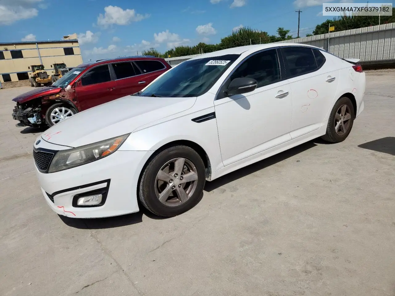 2015 Kia Optima Lx VIN: 5XXGM4A7XFG379182 Lot: 62860525