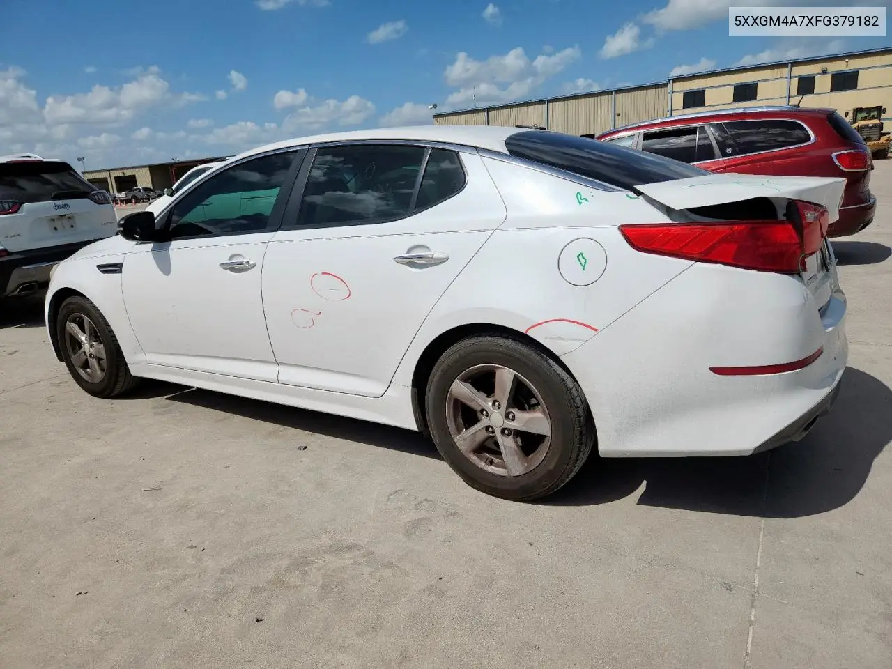2015 Kia Optima Lx VIN: 5XXGM4A7XFG379182 Lot: 62860525