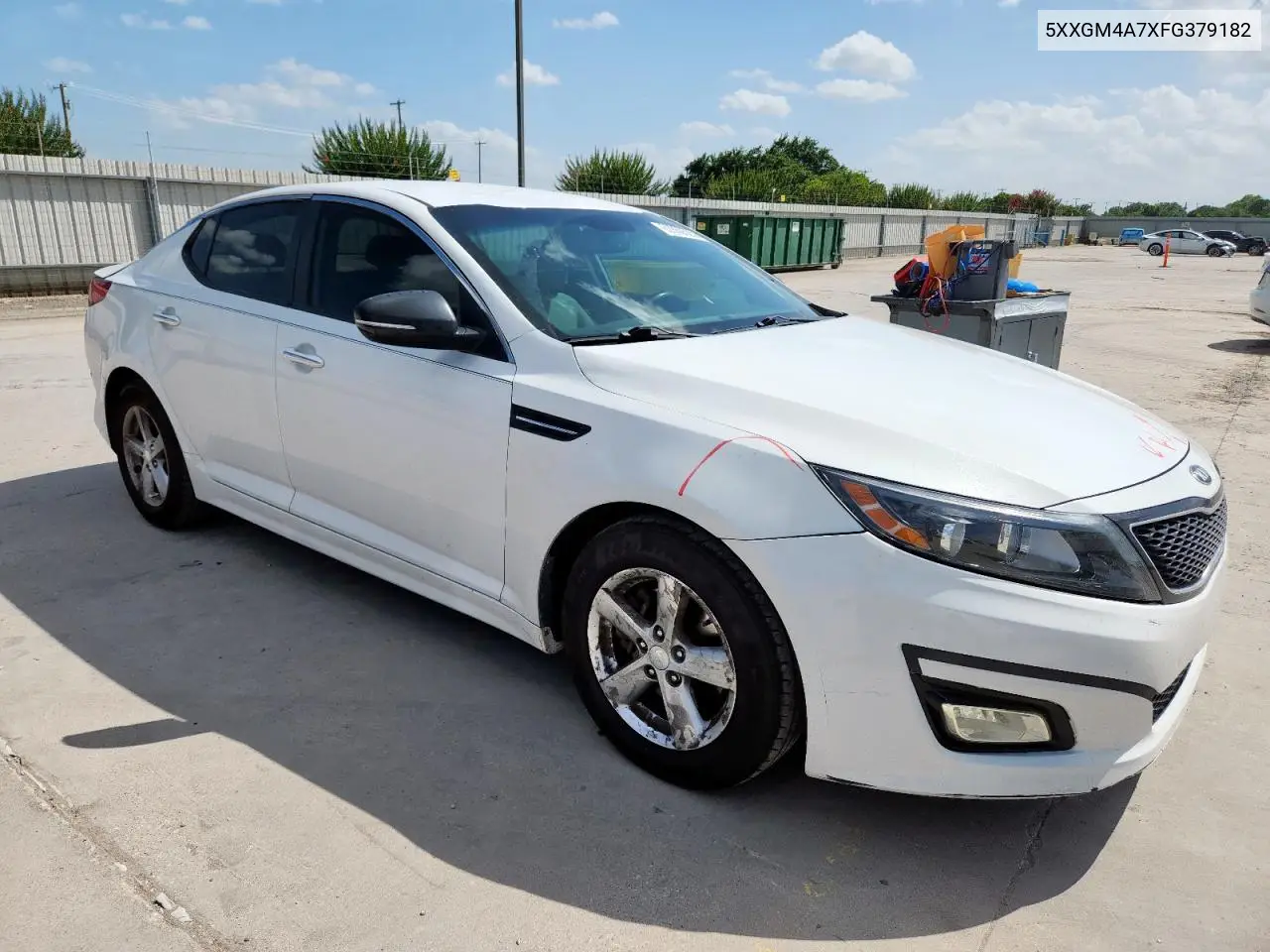 2015 Kia Optima Lx VIN: 5XXGM4A7XFG379182 Lot: 62860525