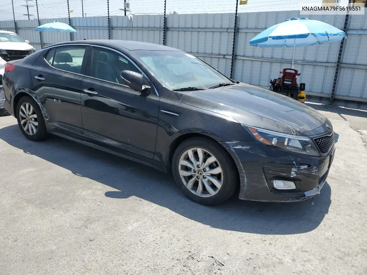 2015 Kia Optima Lx VIN: KNAGM4A79F5619551 Lot: 62866385