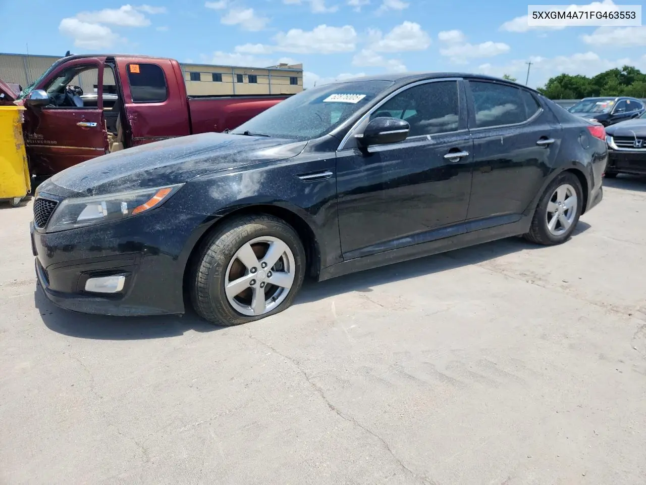 2015 Kia Optima Lx VIN: 5XXGM4A71FG463553 Lot: 62876005